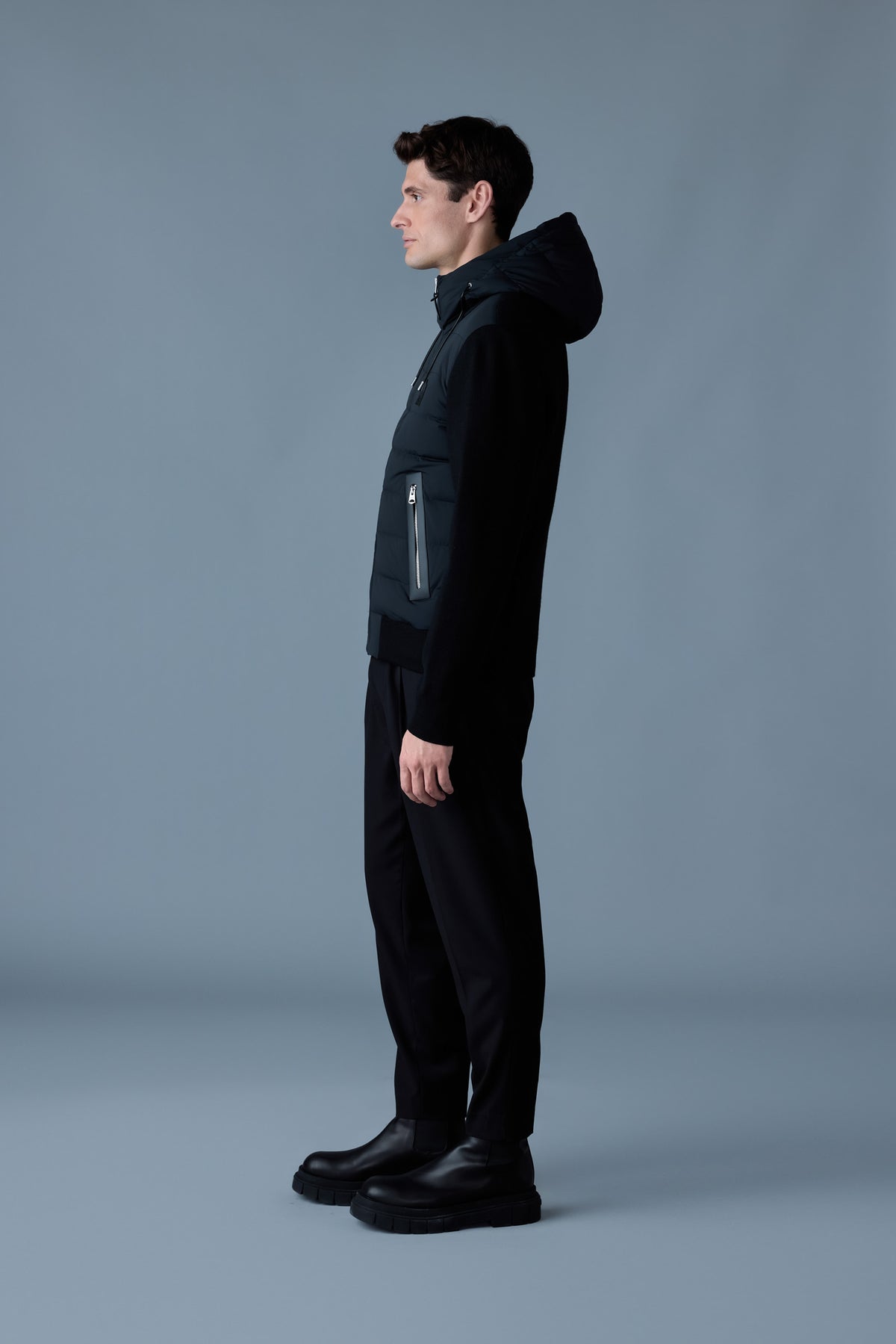 ANDREW-Z mixed-media light Down jacket for Men | Mackage® US