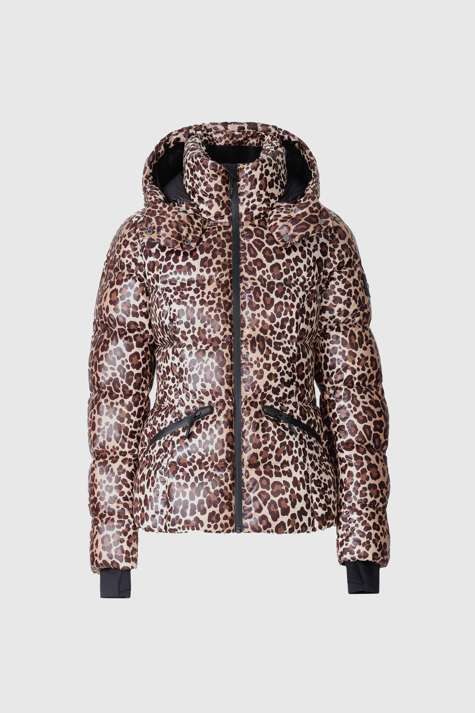 CHERYL-A Down Ski Jacket in Animal-Print for Women | Mackage US