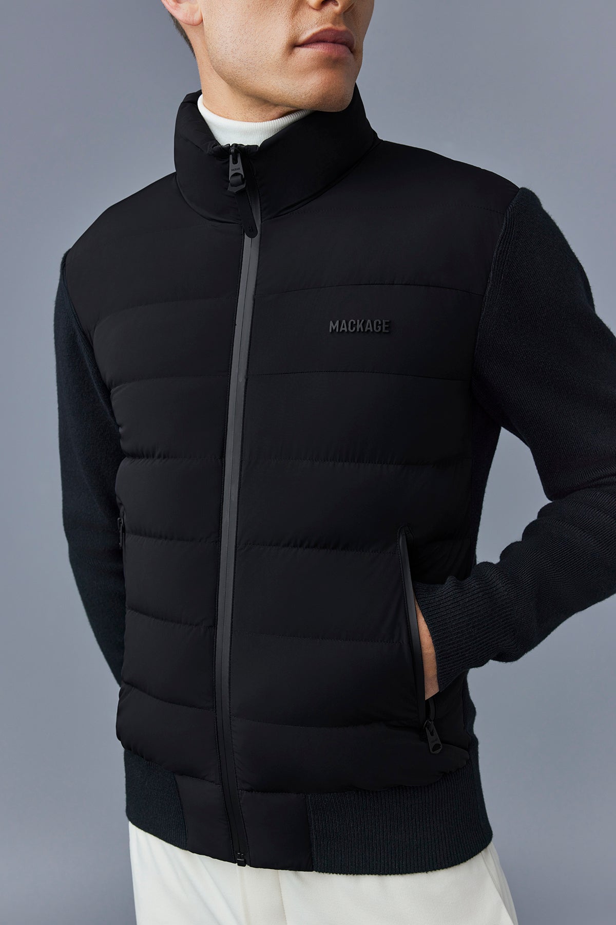 Haney, Hybrid light down jacket for men Mackage® US