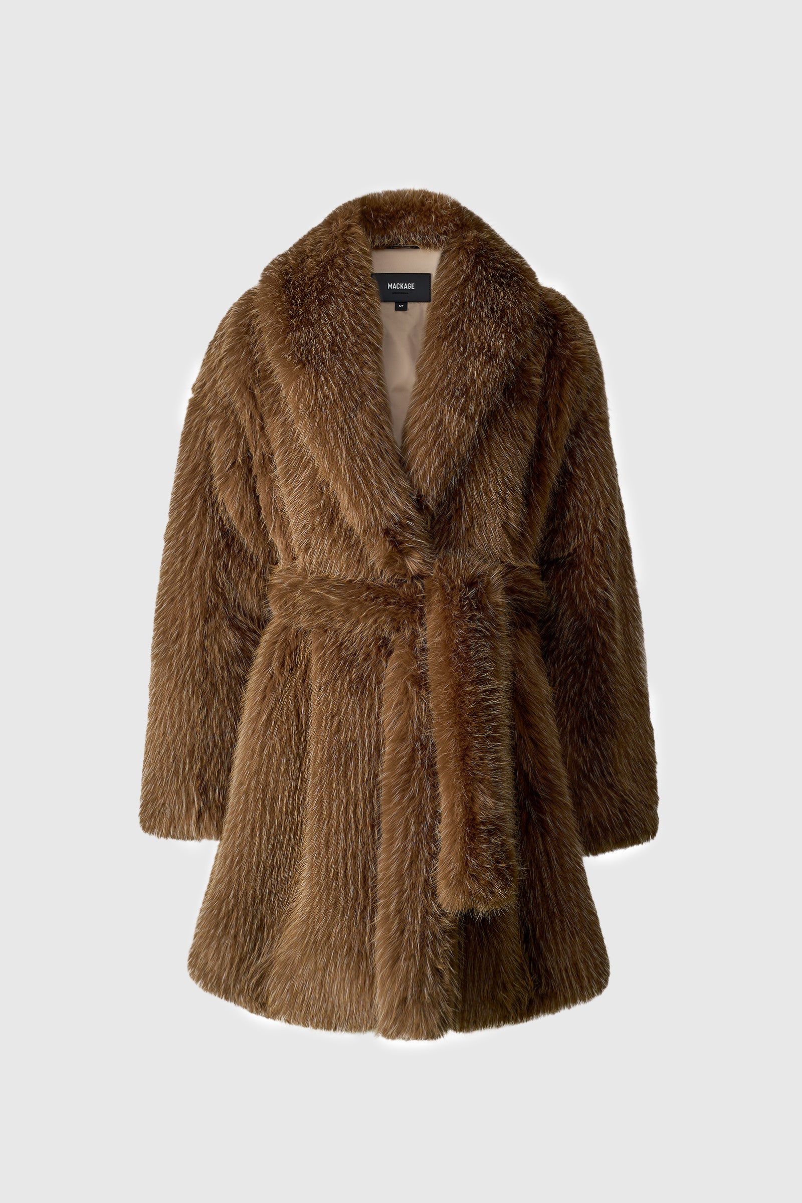 Mackage ウール　カシミヤ　フーデッドコートAndie ラクーンファー Mackage ウール カシミヤ フーデッドコートAndie ラクーンファー