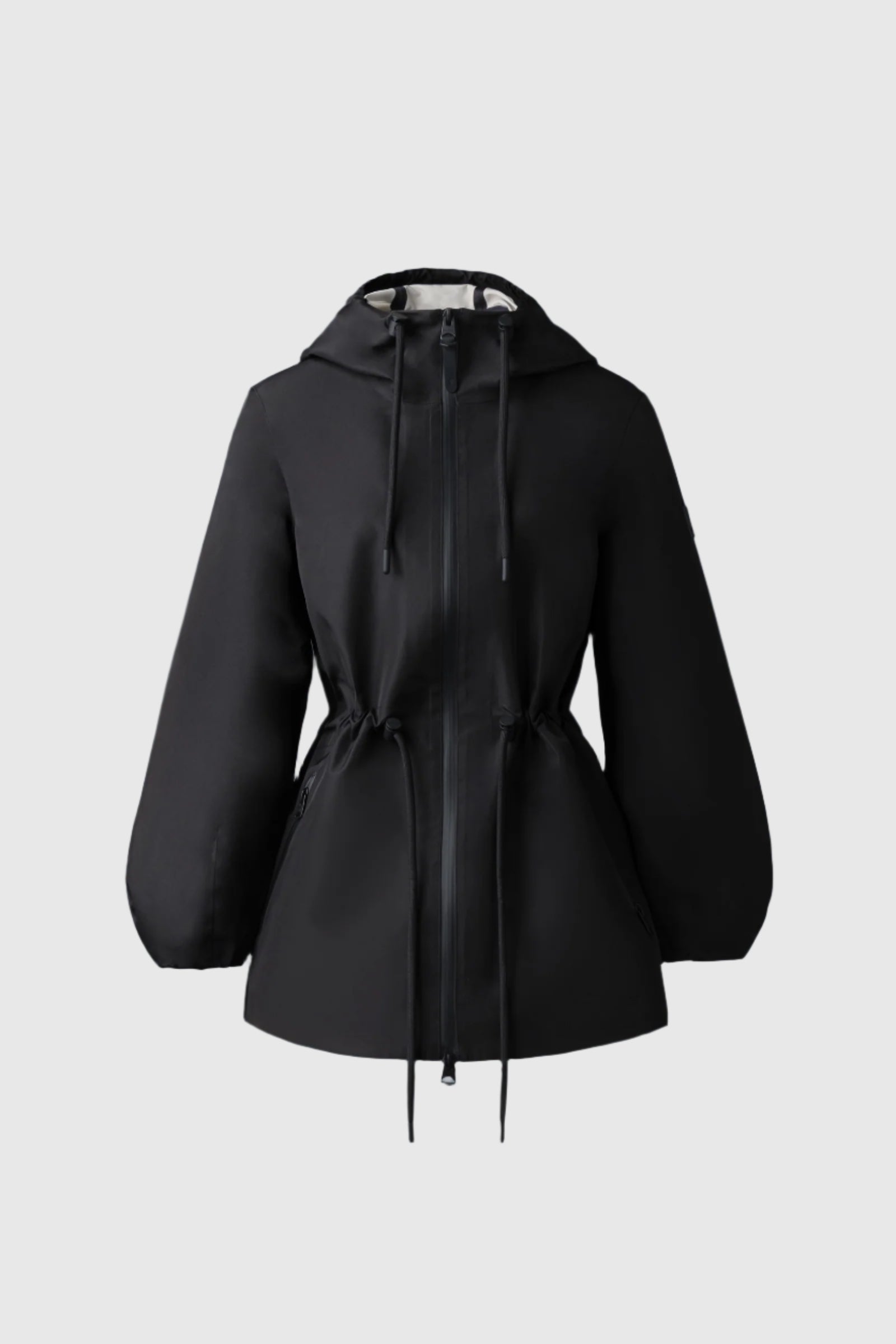 Mackage. Kalea-Z　ジャケット　ベージュ KALEA-ZZ Technical rain jacket with drawcord waist for Women