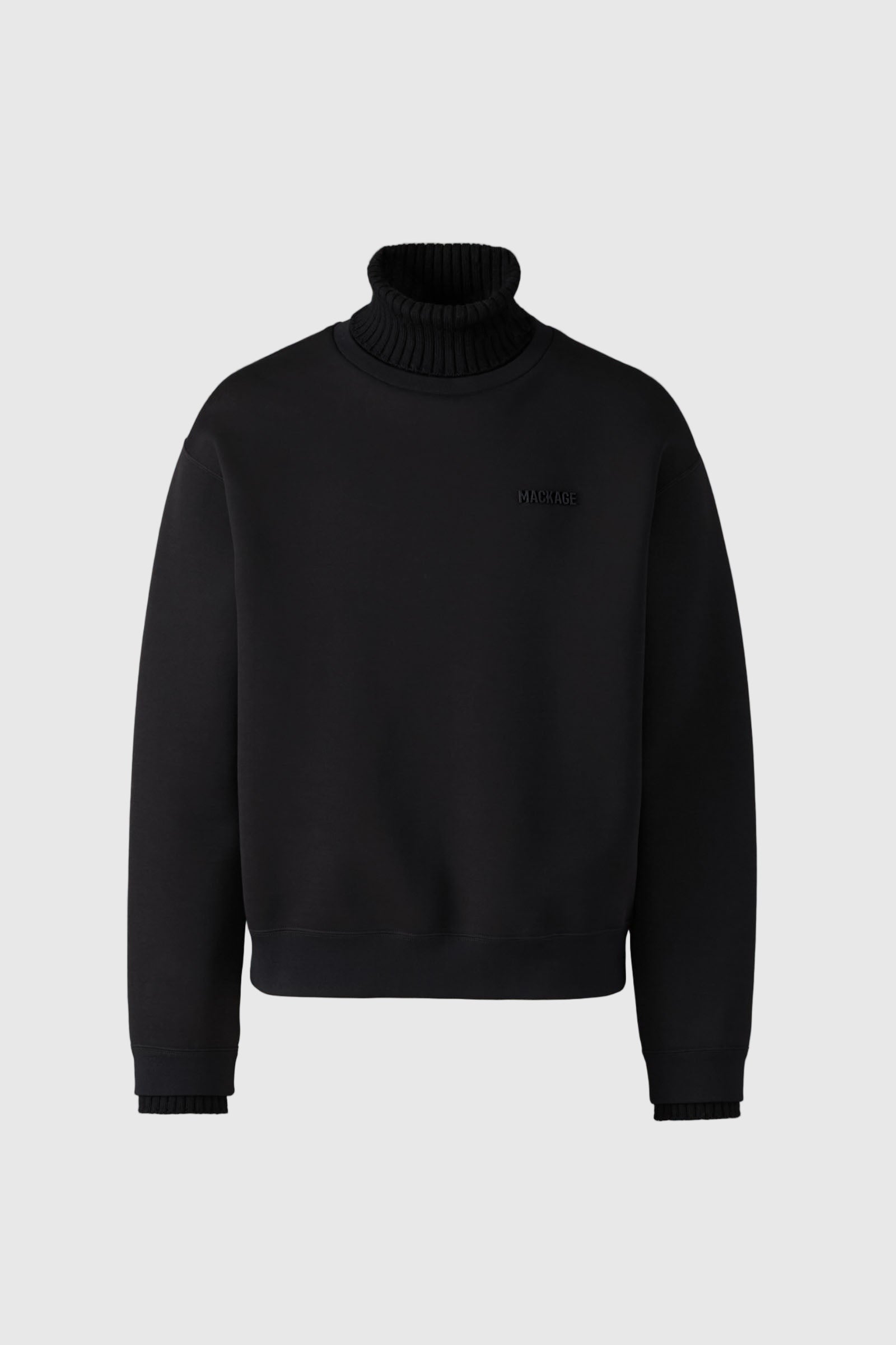 LEGEND Knit Cotton-Blend Turtleneck Sweater for Men | Mackage US
