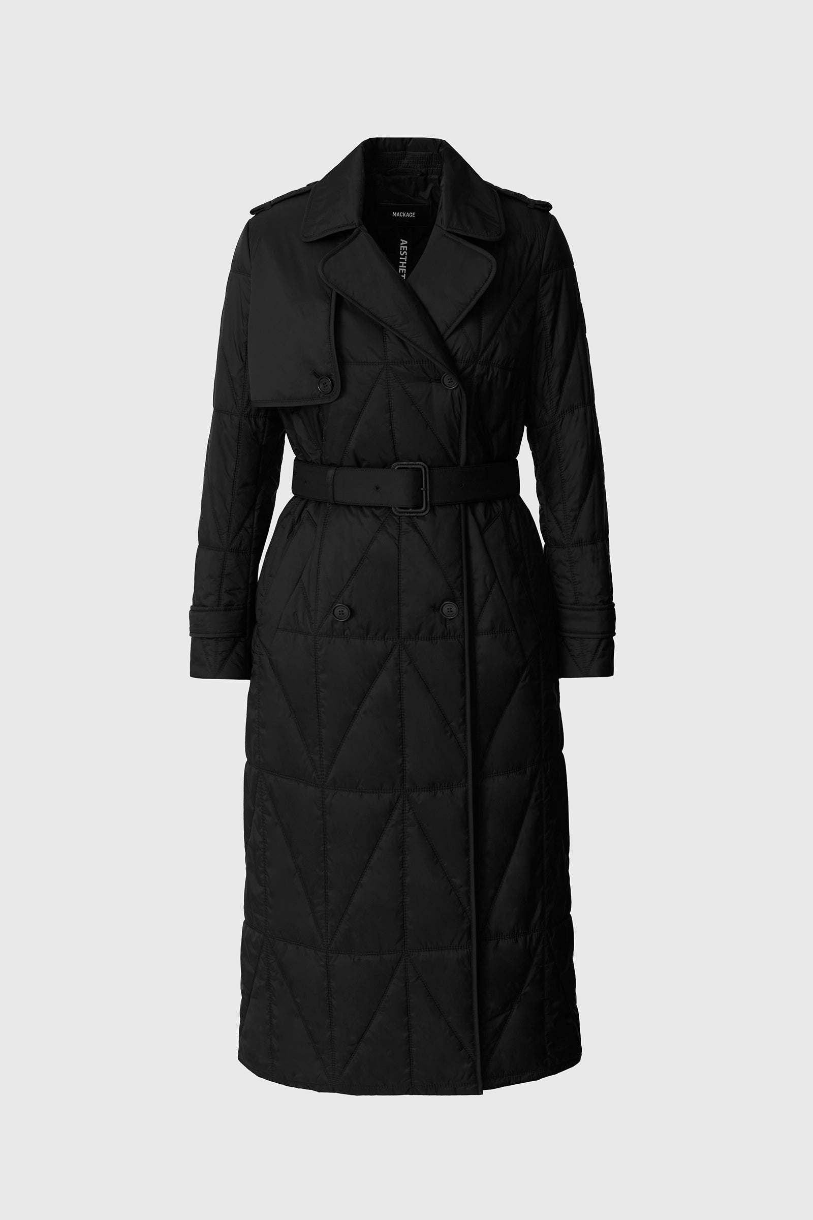 MAVIS Quilted Maxi Trench Coat for Women | Mackage® US