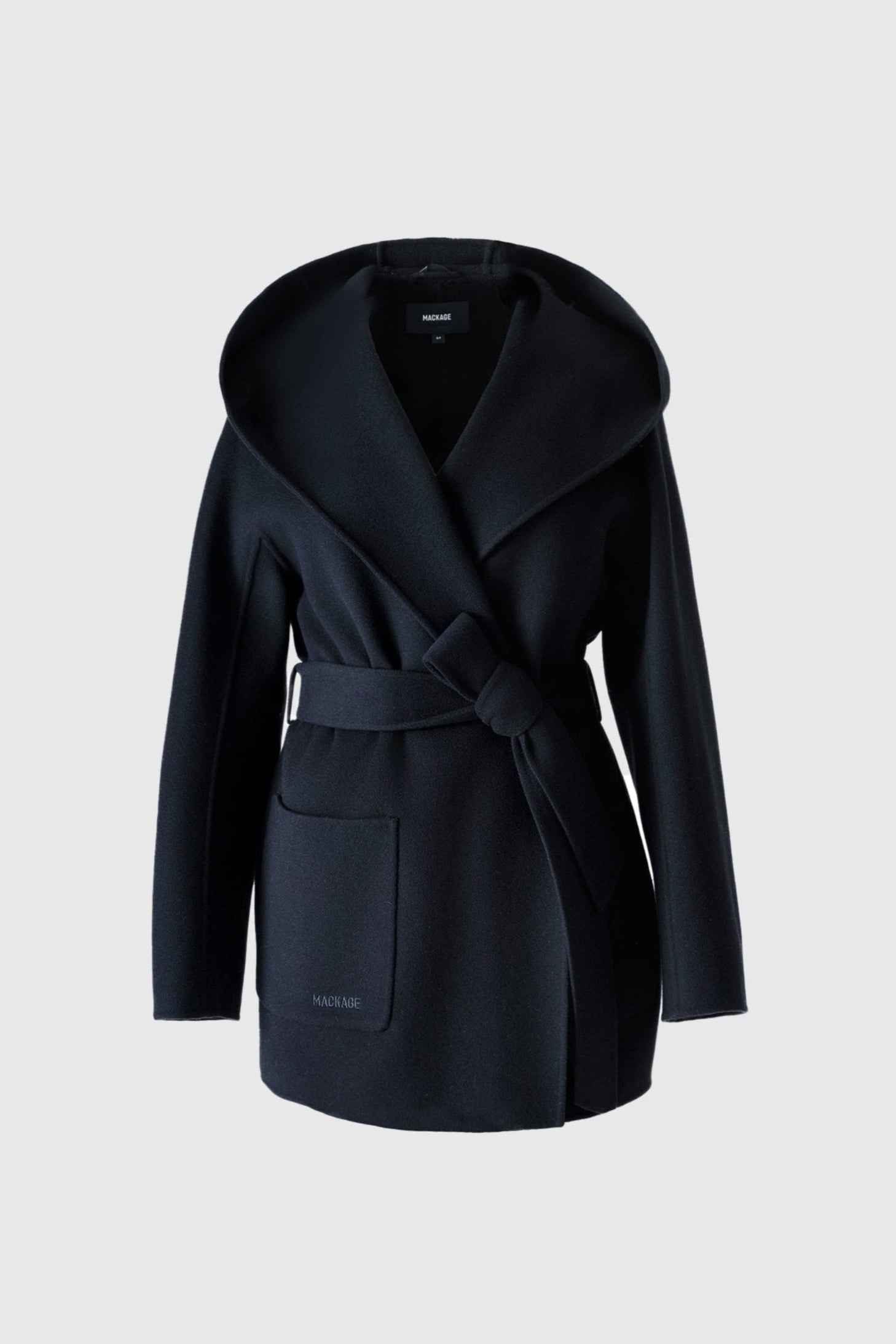 【新品】MACKAGE ブラックコート XS（M〜L着用可）定価148,500円 MEKELLE-Z Long recycled technical rain coat for Women | Mackage® US