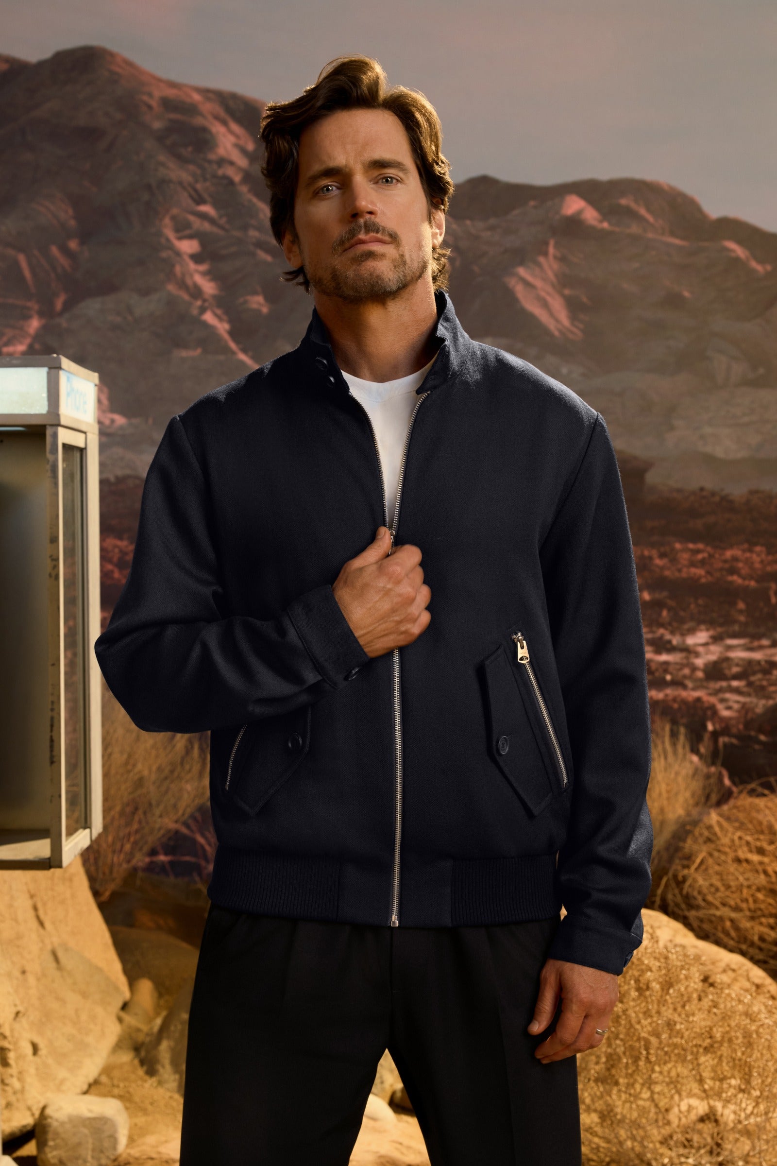 ROYCE Wool Gabardine Blouson Jacket for Men | Mackage® US