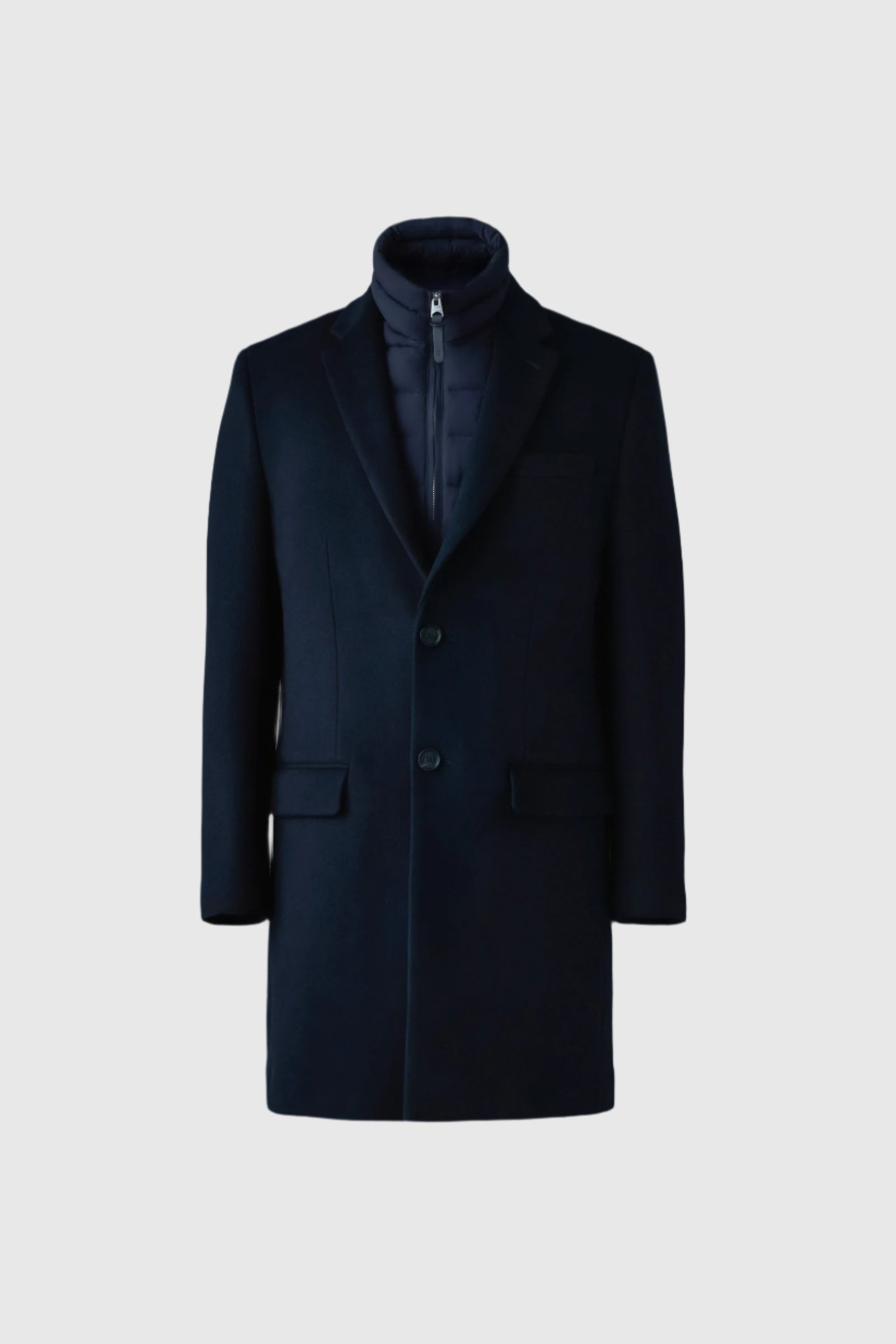 SKAI-SLB 3-in-1 wool coat - removable Down liner for Men | Mackage® US