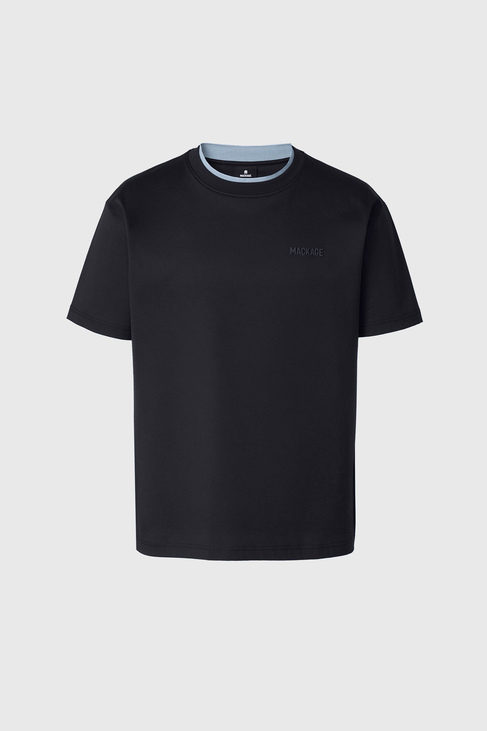TEE-MNV Double Crewneck Collar T-Shirt for Men | Mackage® US