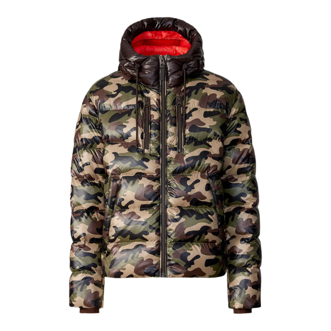 ジャケット・アウター HYDROGEN camouflage down jacket Hydrogen H2J Jacket Camouflage Red