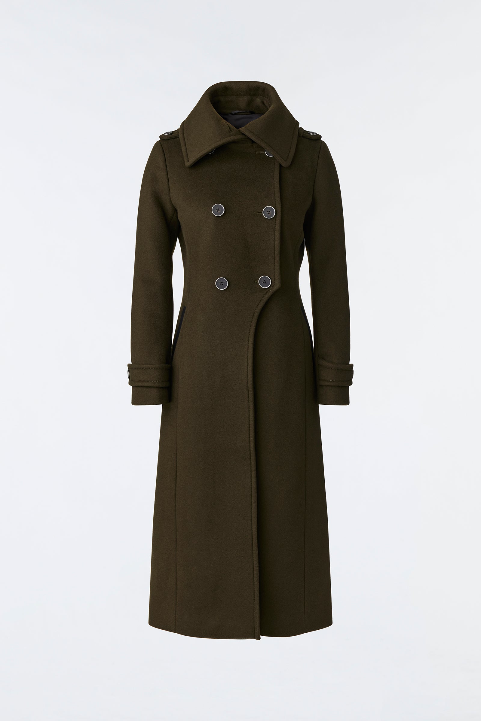 Navy Wool Mackage Elodie Military Coat Elodie Wool Jacket Mackage® US