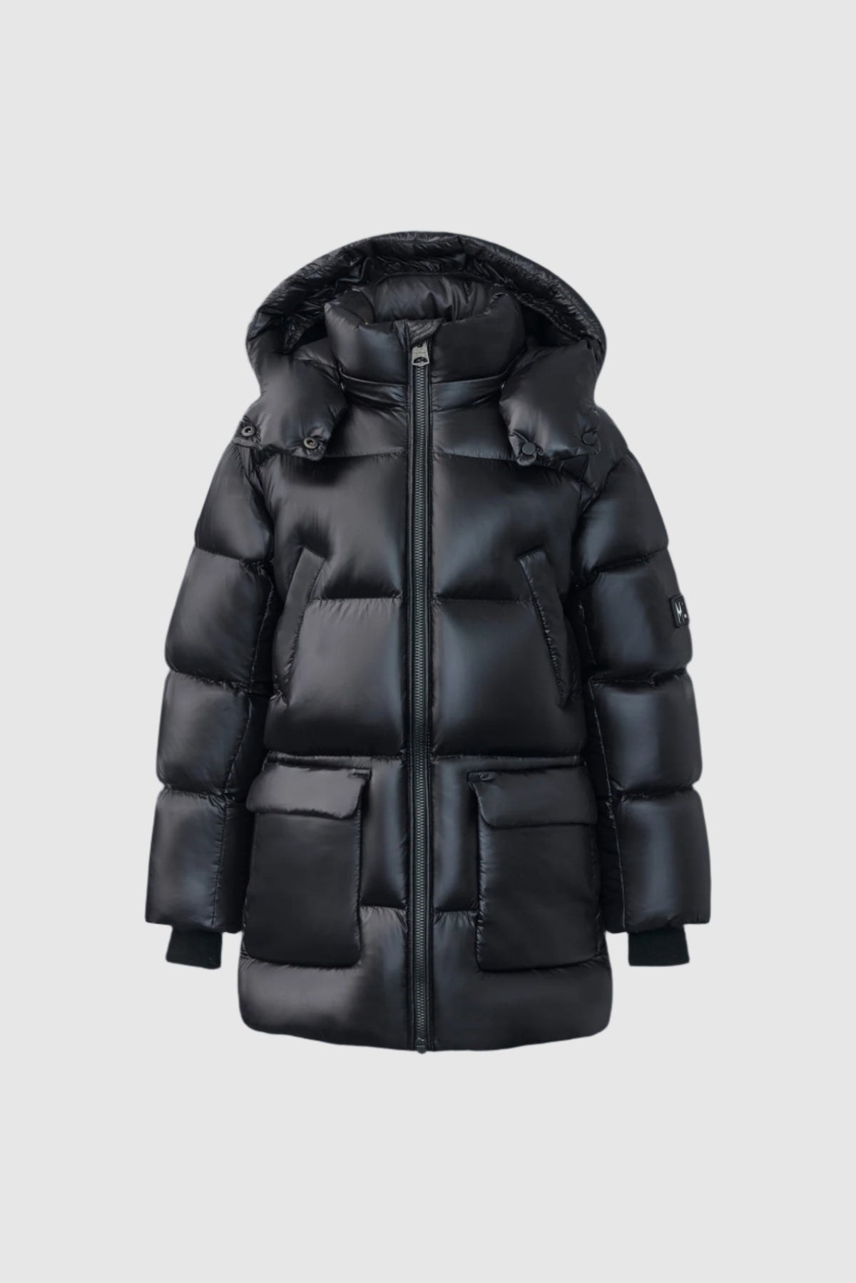 KENNIE-LUS Lustrous light Down parka with hood for Kids (8-14 