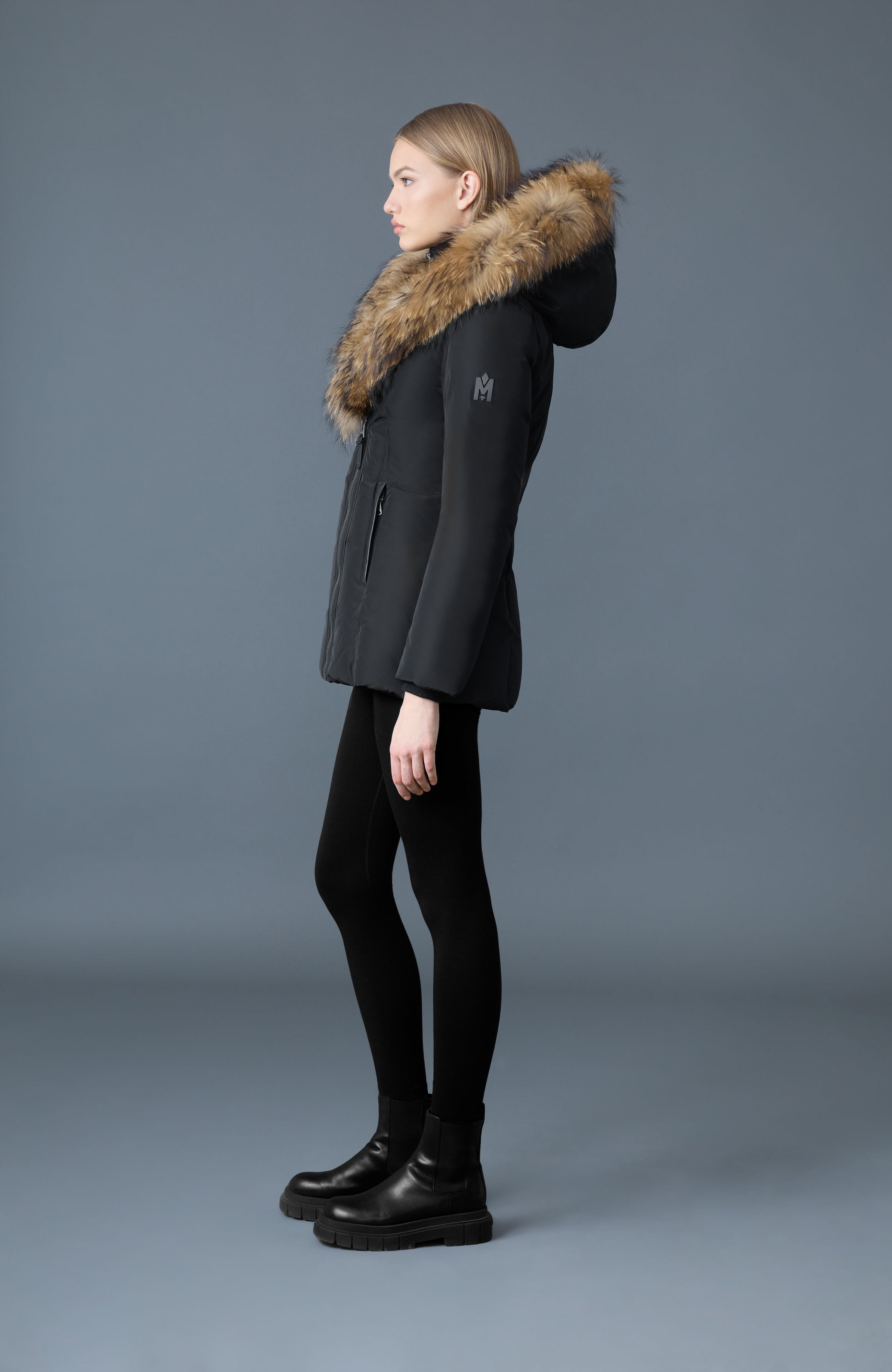 ADALI-F Down coat with fur for Women | Mackage® US