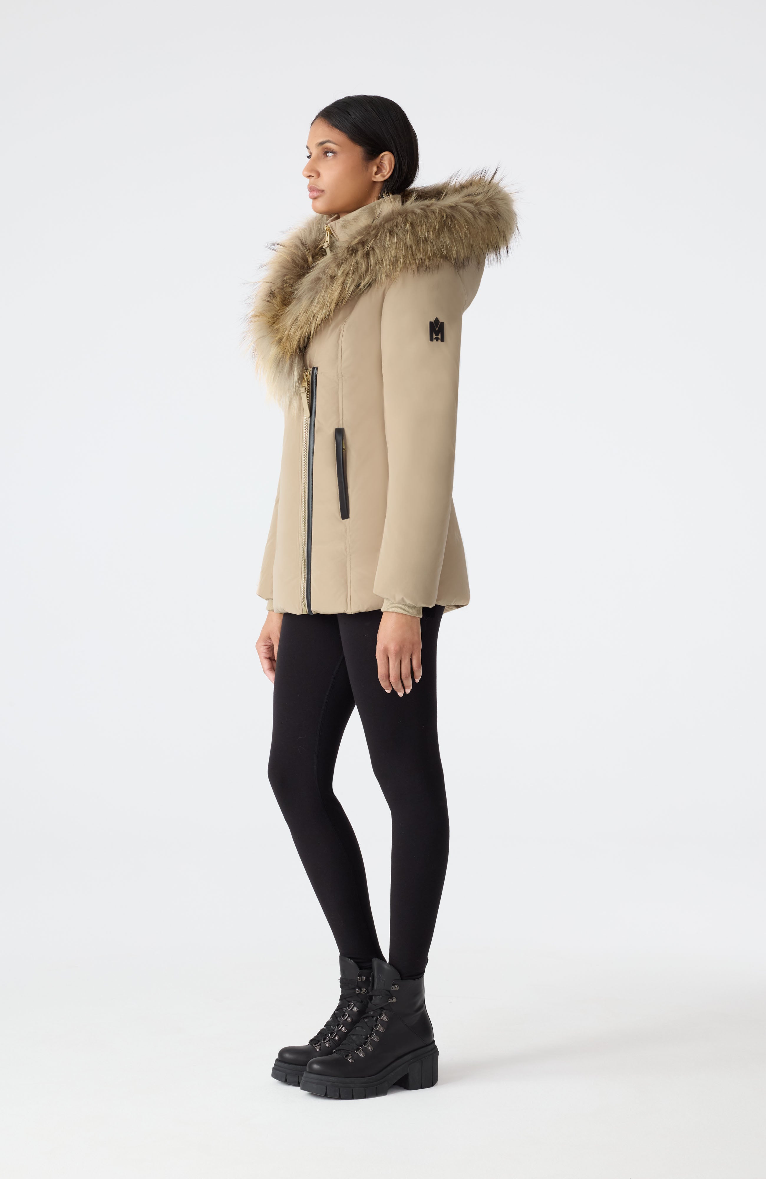 ADALI-F Down coat with fur for Women | Mackage® US
