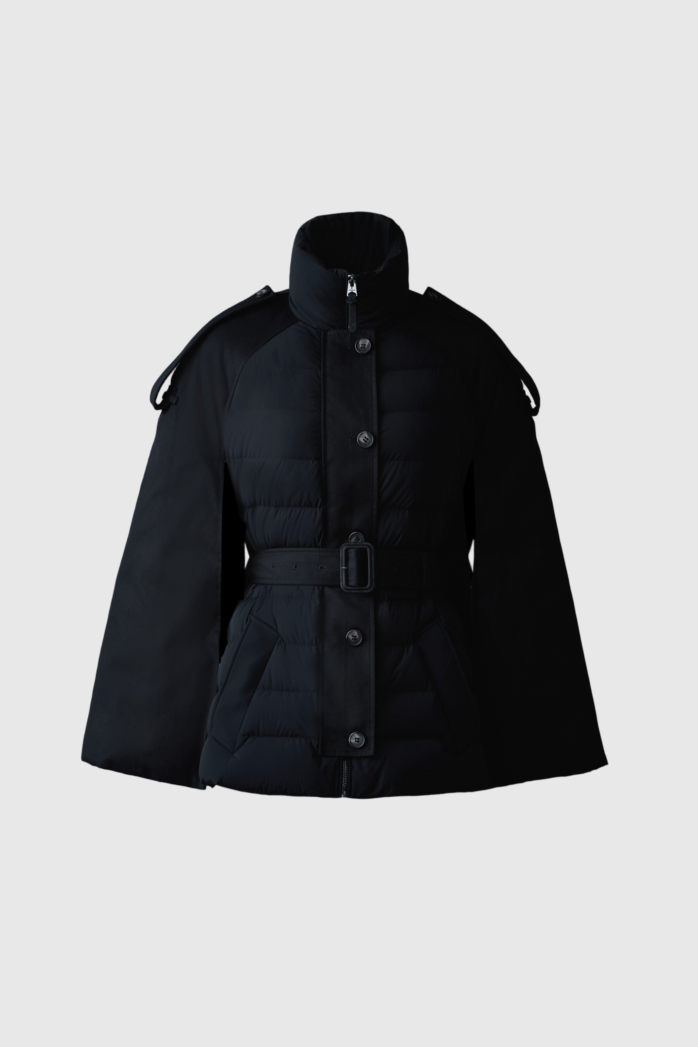 Adie, strech lightweight cape-style down coat | Mackage® US