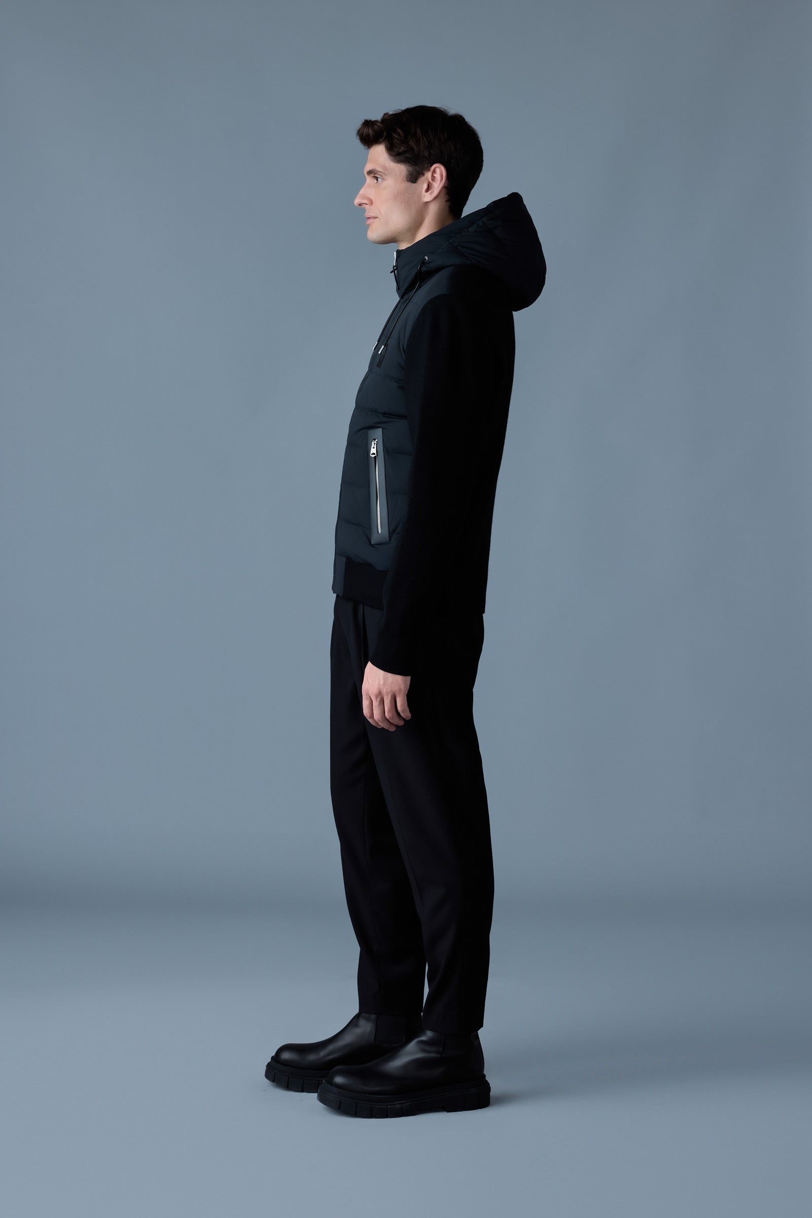 ANDREW-Z mixed-media light Down jacket for Men | Mackage® US