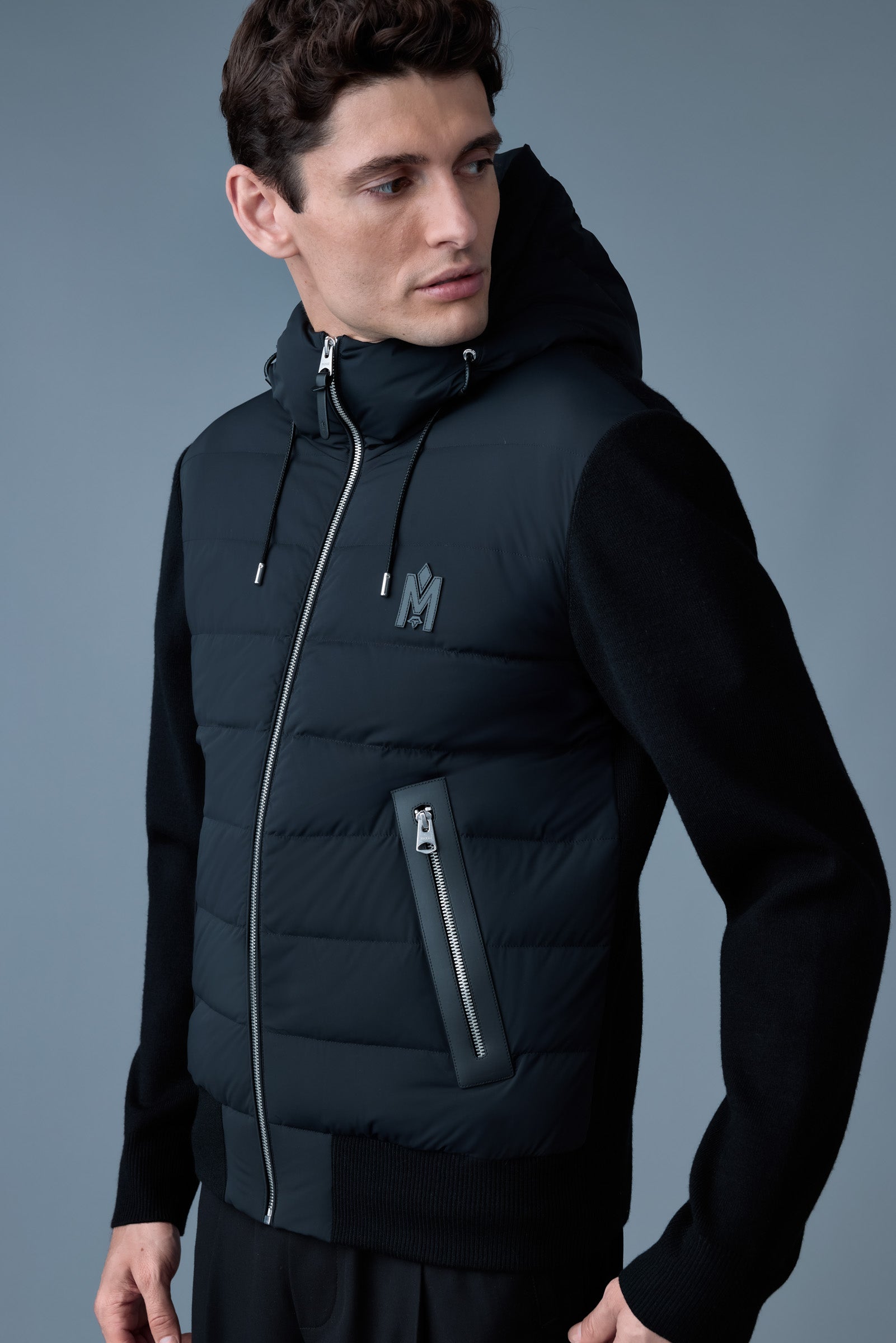 ANDREW-Z, mixed-media light down jacket for Men | Mackage® US
