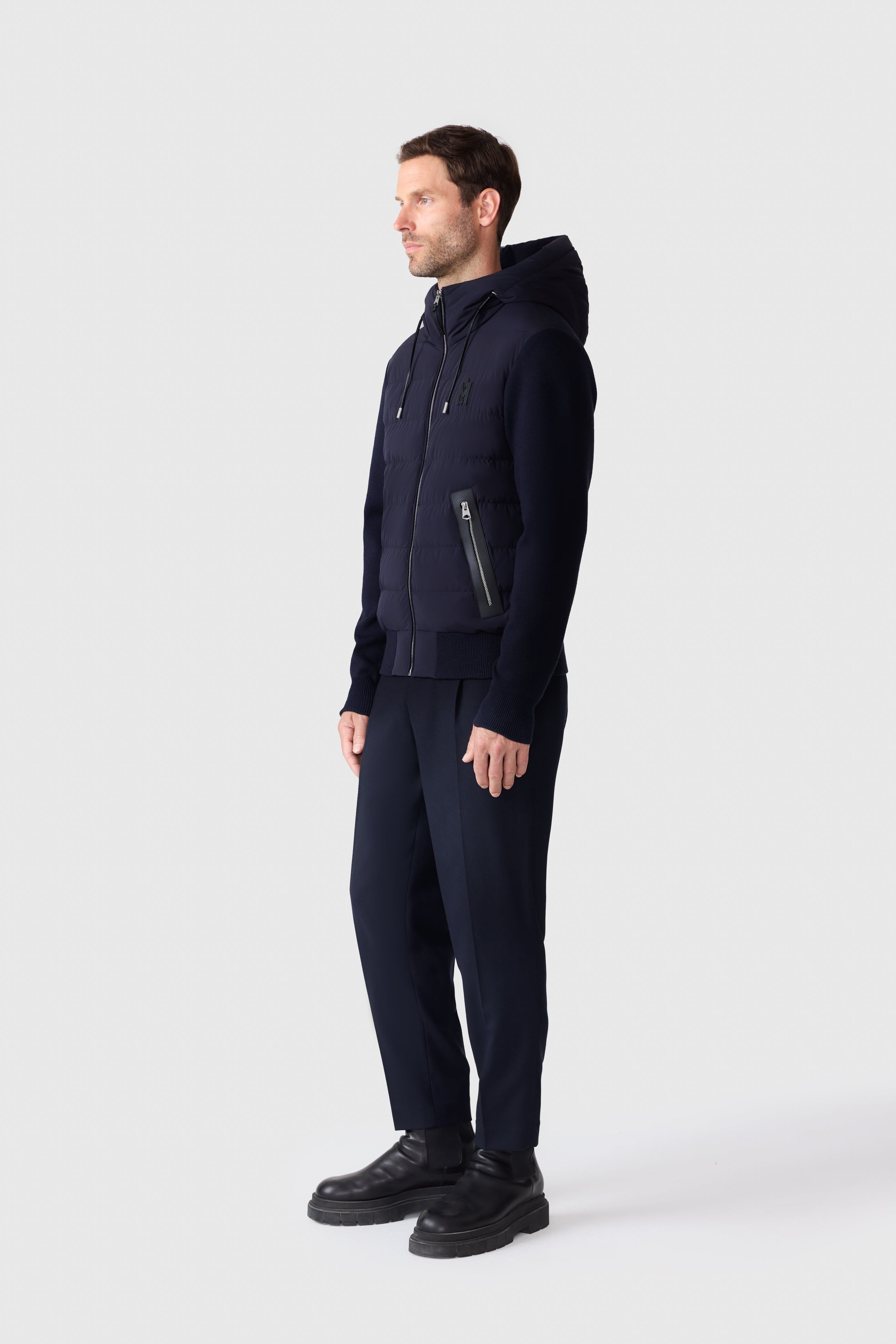 ANDREW-Z mixed-media light Down jacket for Men | Mackage® US