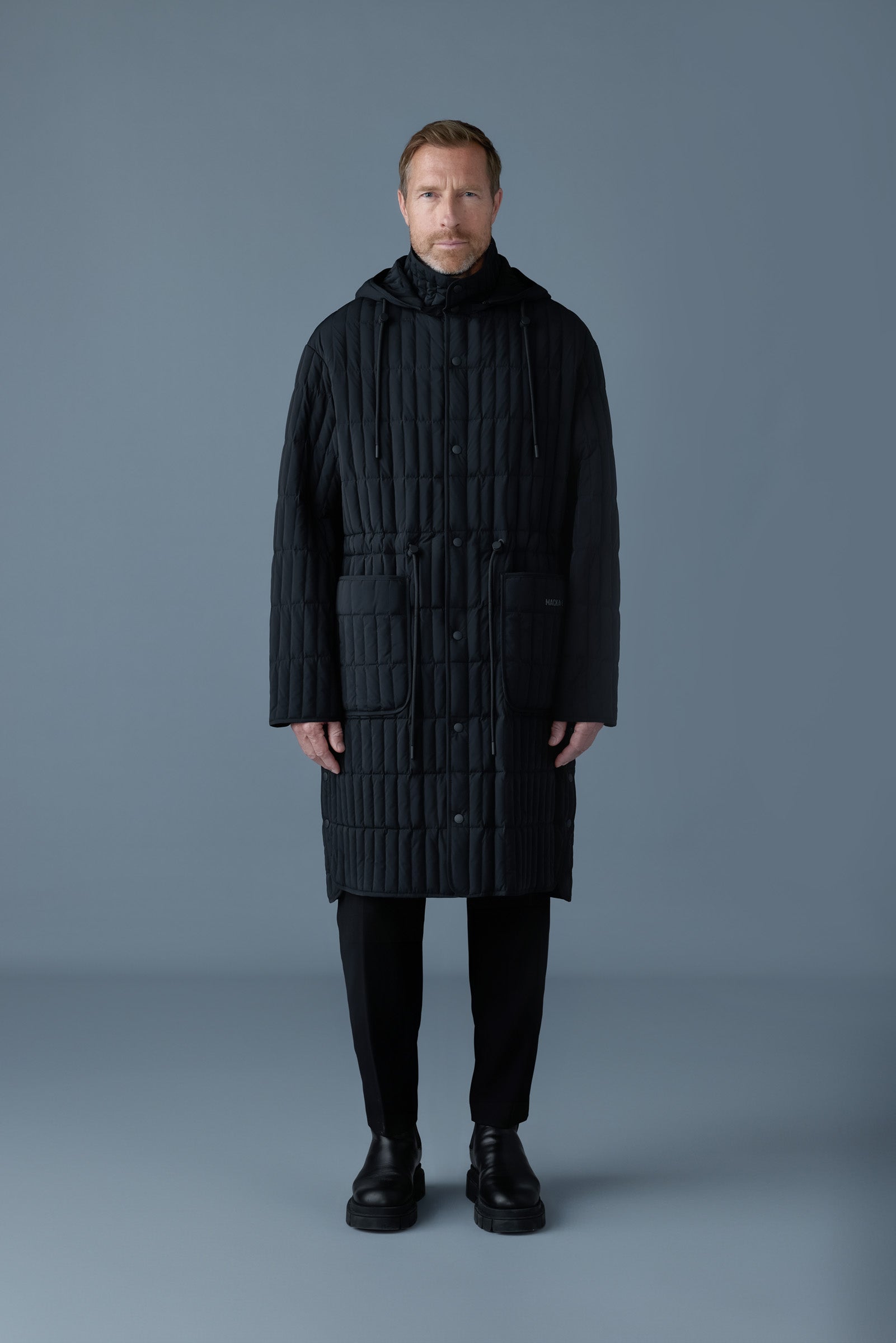 ジャケット・アウター HERENCIA High neck quilted knit coat Coated-Cotton Quilted Jacket | Garnet Hill