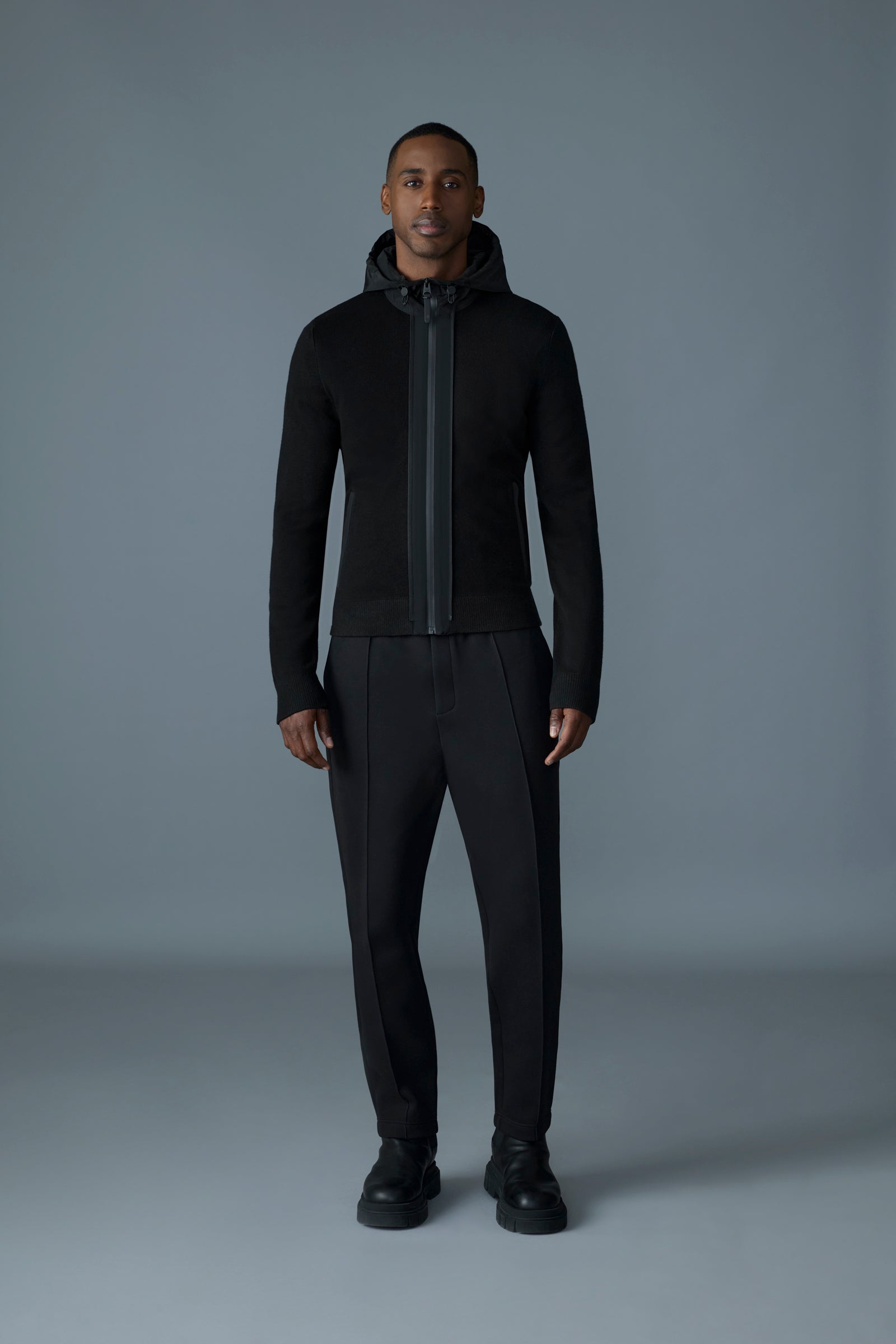 ジャケット・アウター Black Barrett nailBarrett coating jacket BARRETT-Z 3-In-1 Quilted Hybrid Light Jacket | Mackage® US