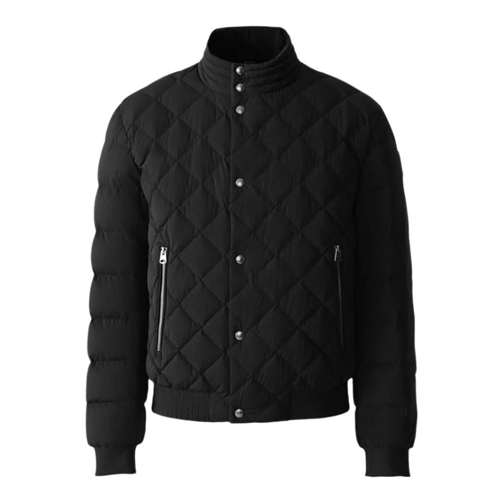 24AW new/Mackage ホープキルティングジャケット Jacket Black MACKAGE: Black Hope Down Jacket | SSENSE