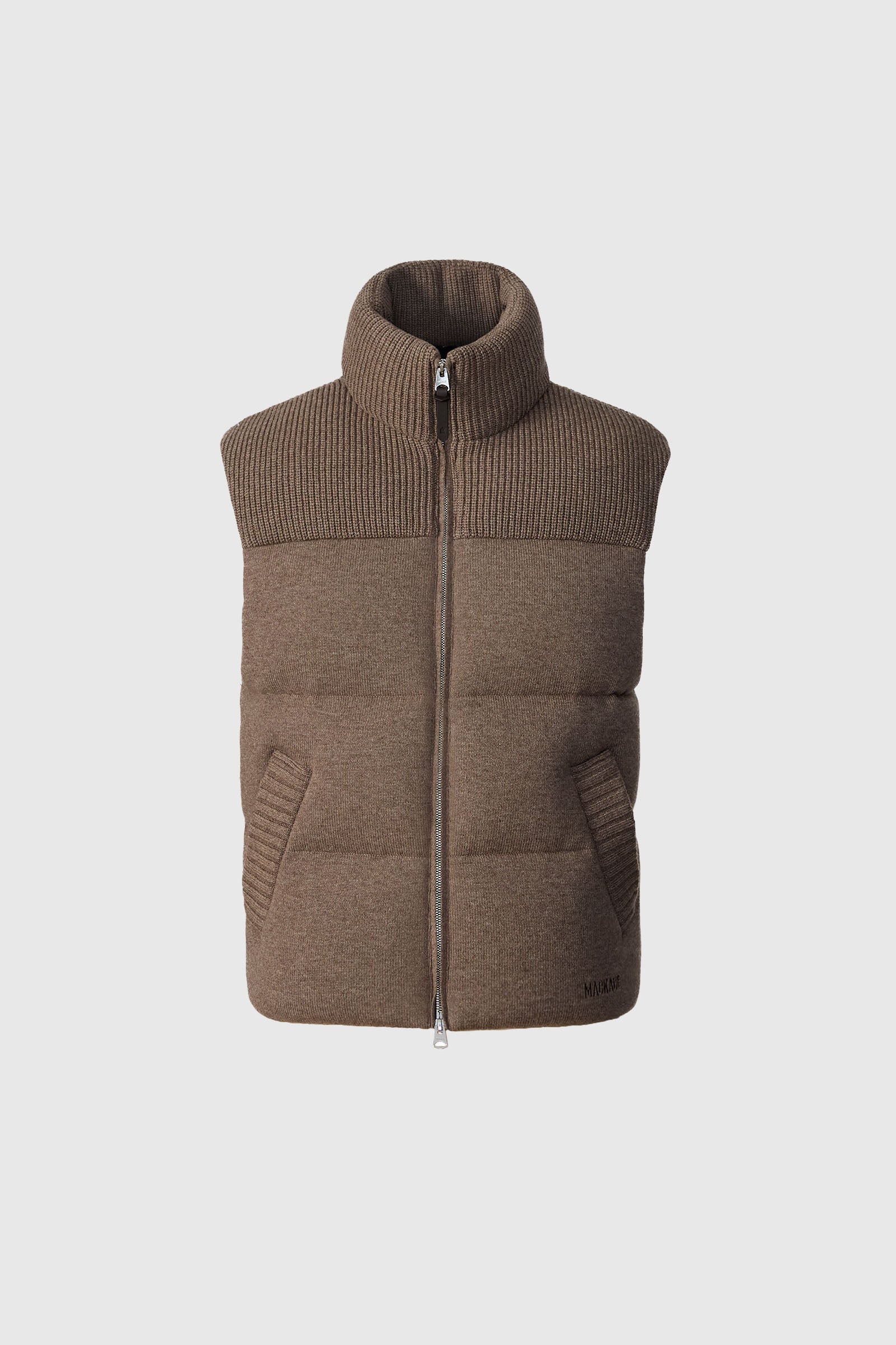 MAATEE&SONS Ex. CASHMERE/MINK RIVER VEST