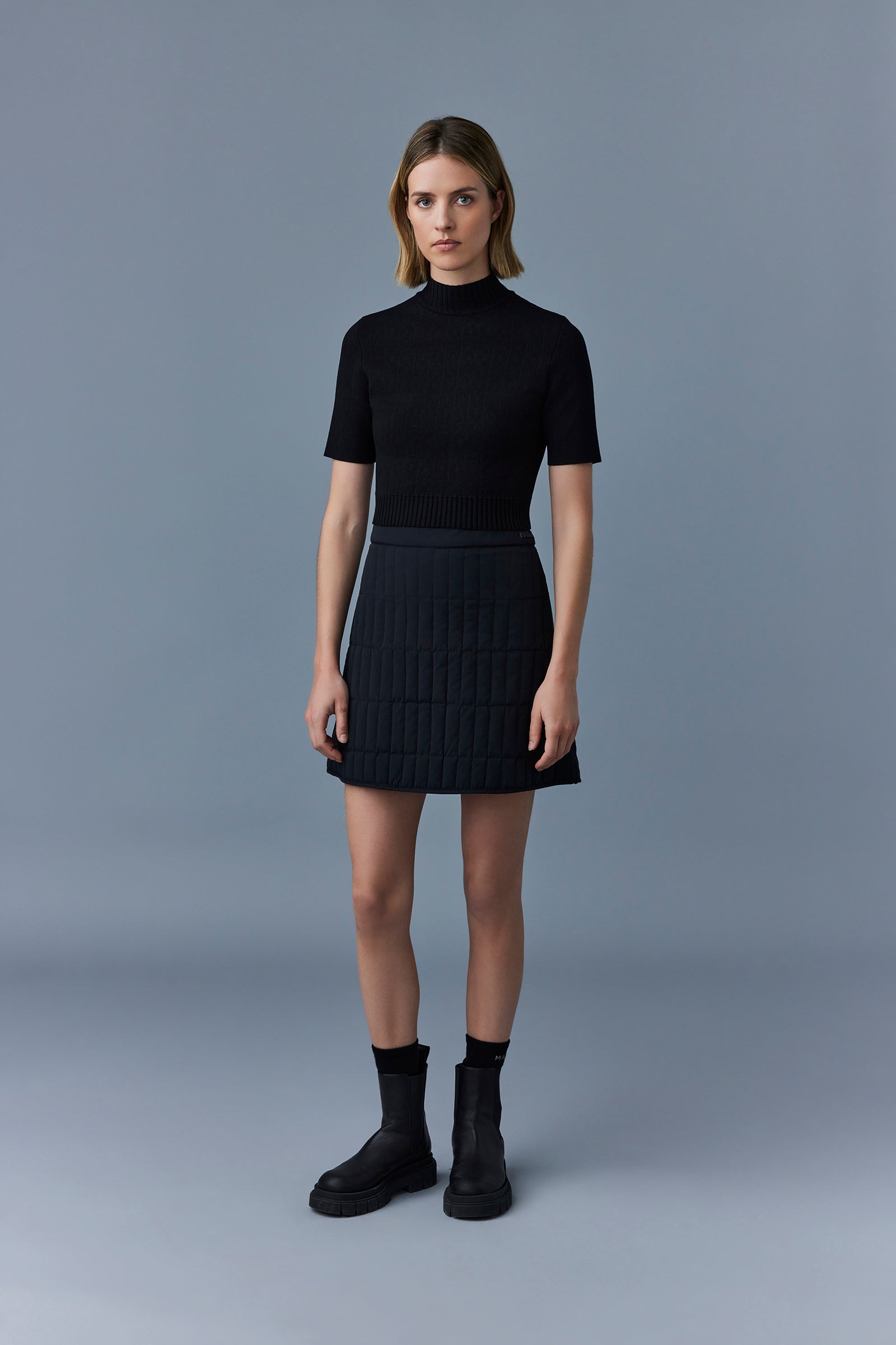 Caia, Stretch viscose knit top | Mackage® US