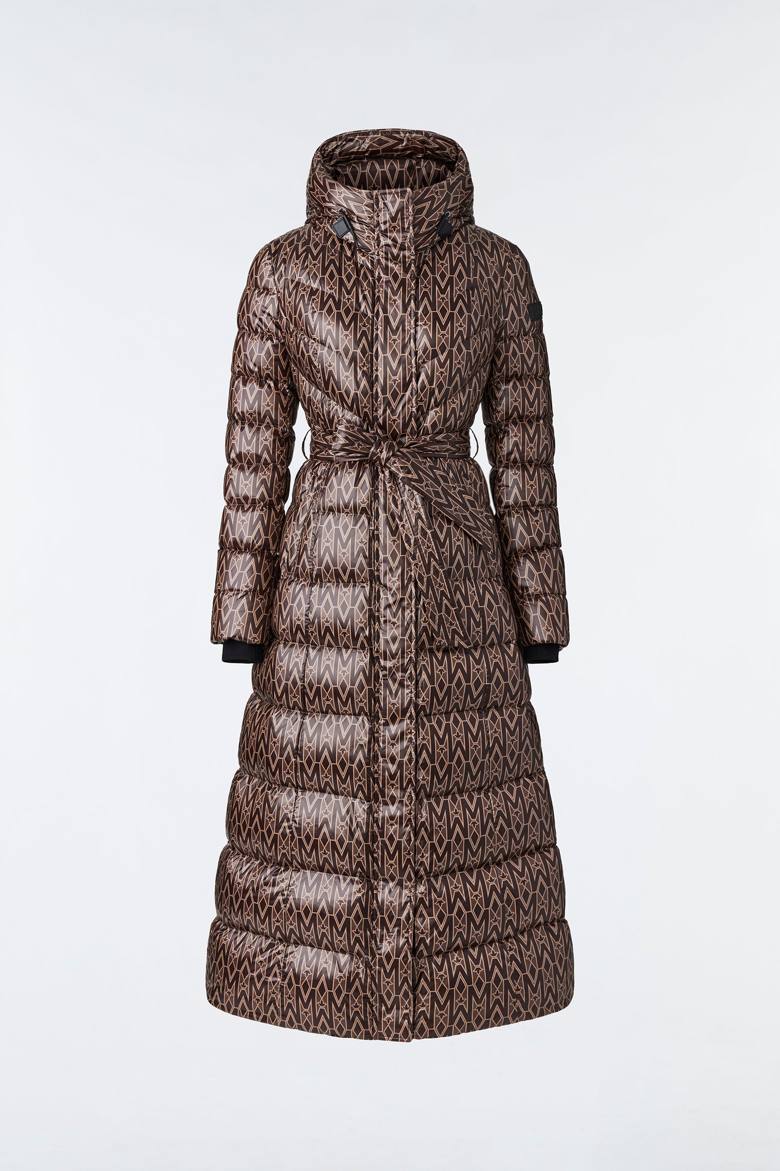 Calina E3 Lite monogram lustrous light down maxi coat for ladies Mackage US
