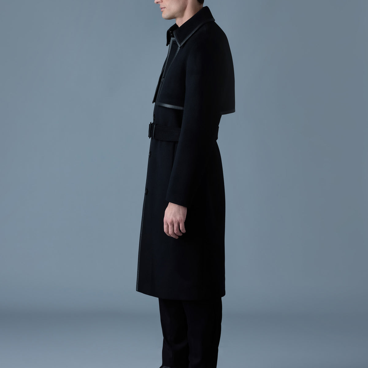 コート CO-COLLECTIONS FW24 Black wool coat (6104SMMW 001) THE CLASSIC COAT - BLACK – THE CURATED