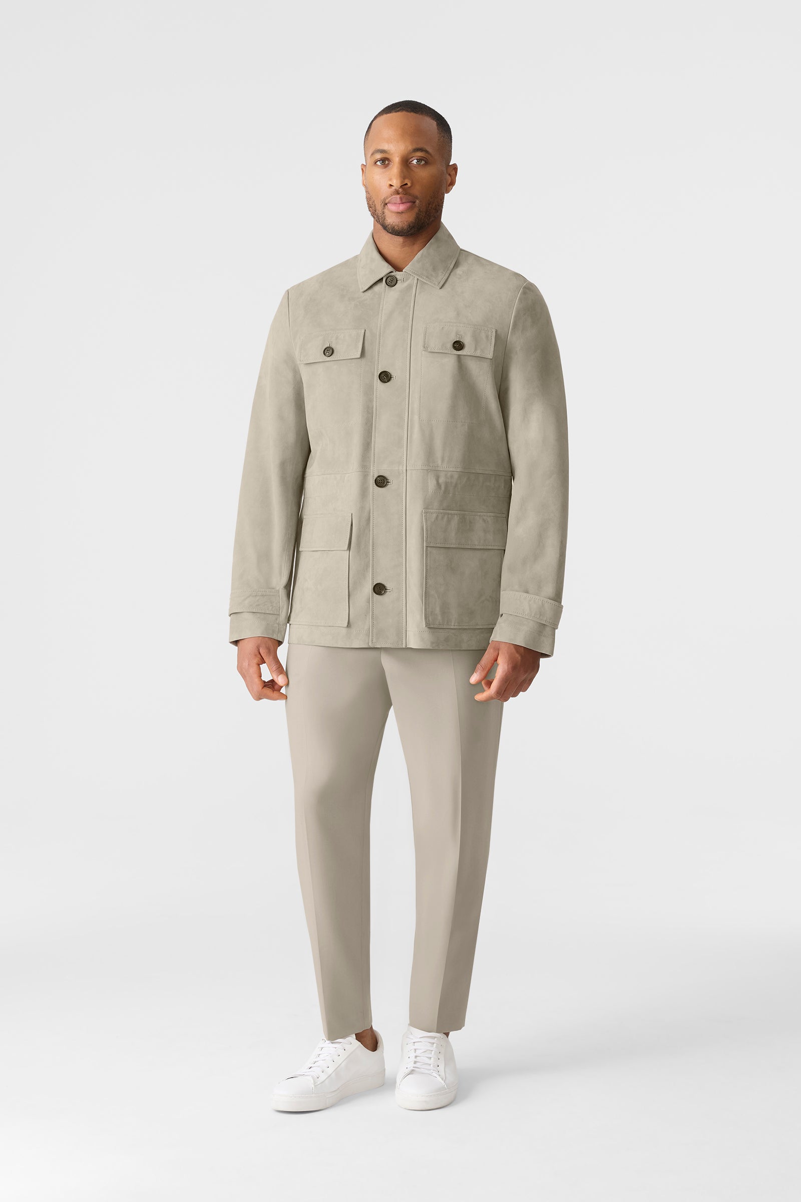 DANNY-SU Suede Safari Jacket for Men | Mackage® US
