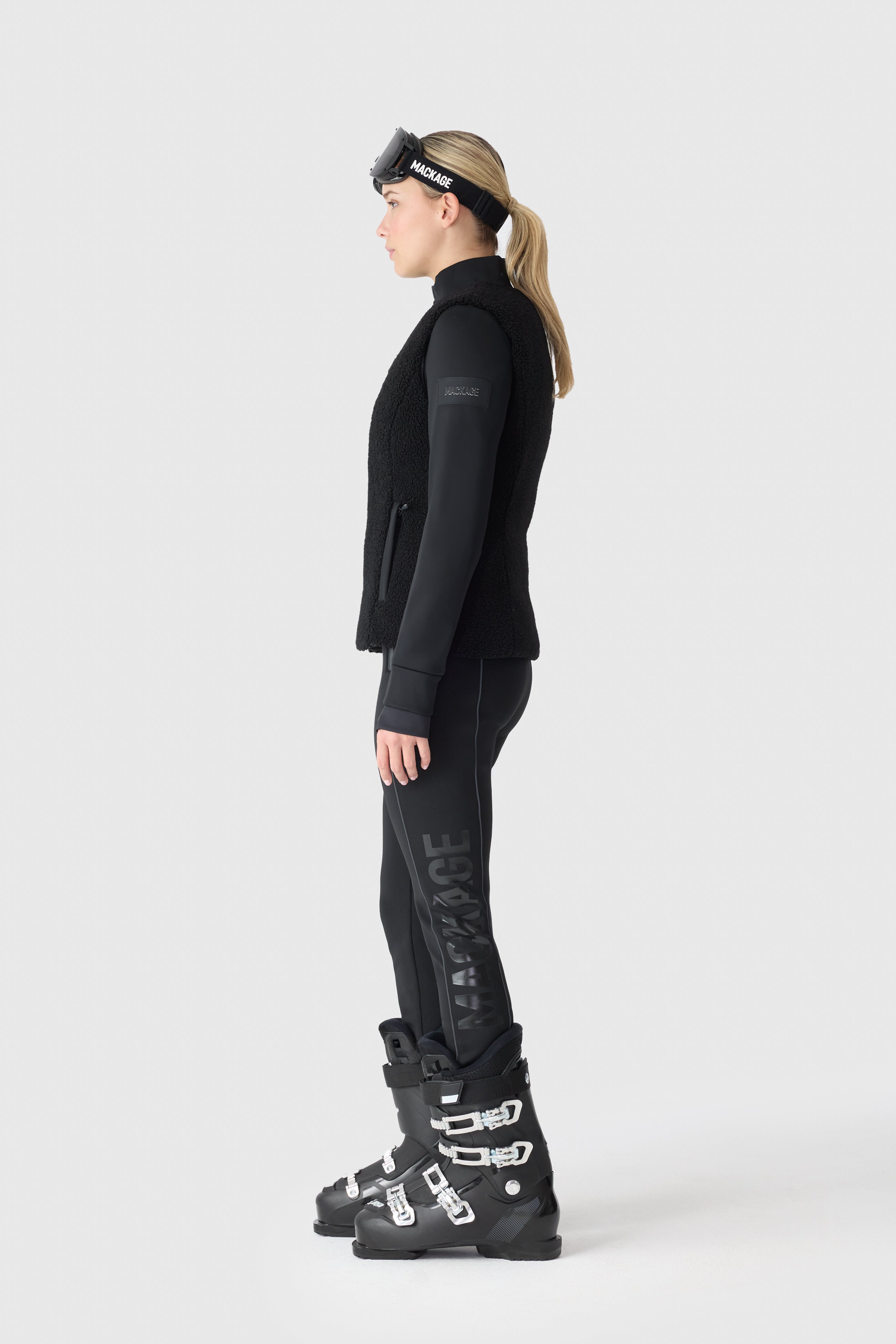 DEWI 3-in-1 Stretch Bonded Fleece & Teddy Ski Jacket for Women