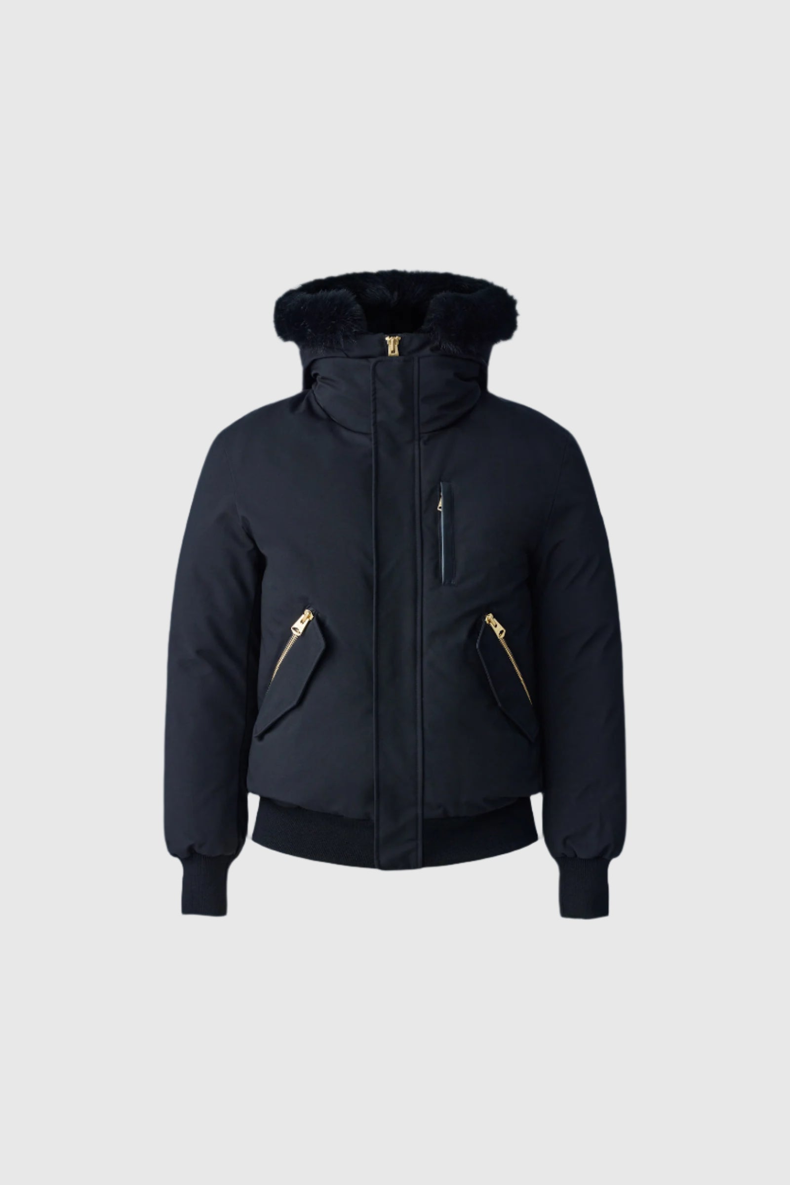 DIXON-BX 2-in-1 Down bomber with blue fur for Men | Mackage® US