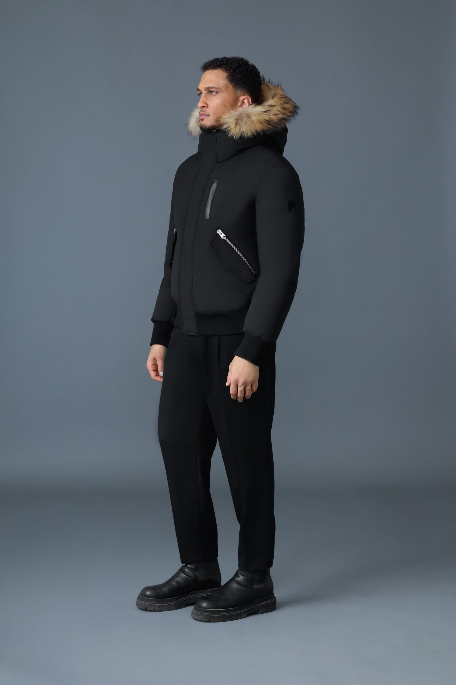 DIXON-FZ DIXON-FZ 2-in-1 Nordic Tech down bomber with natural fur