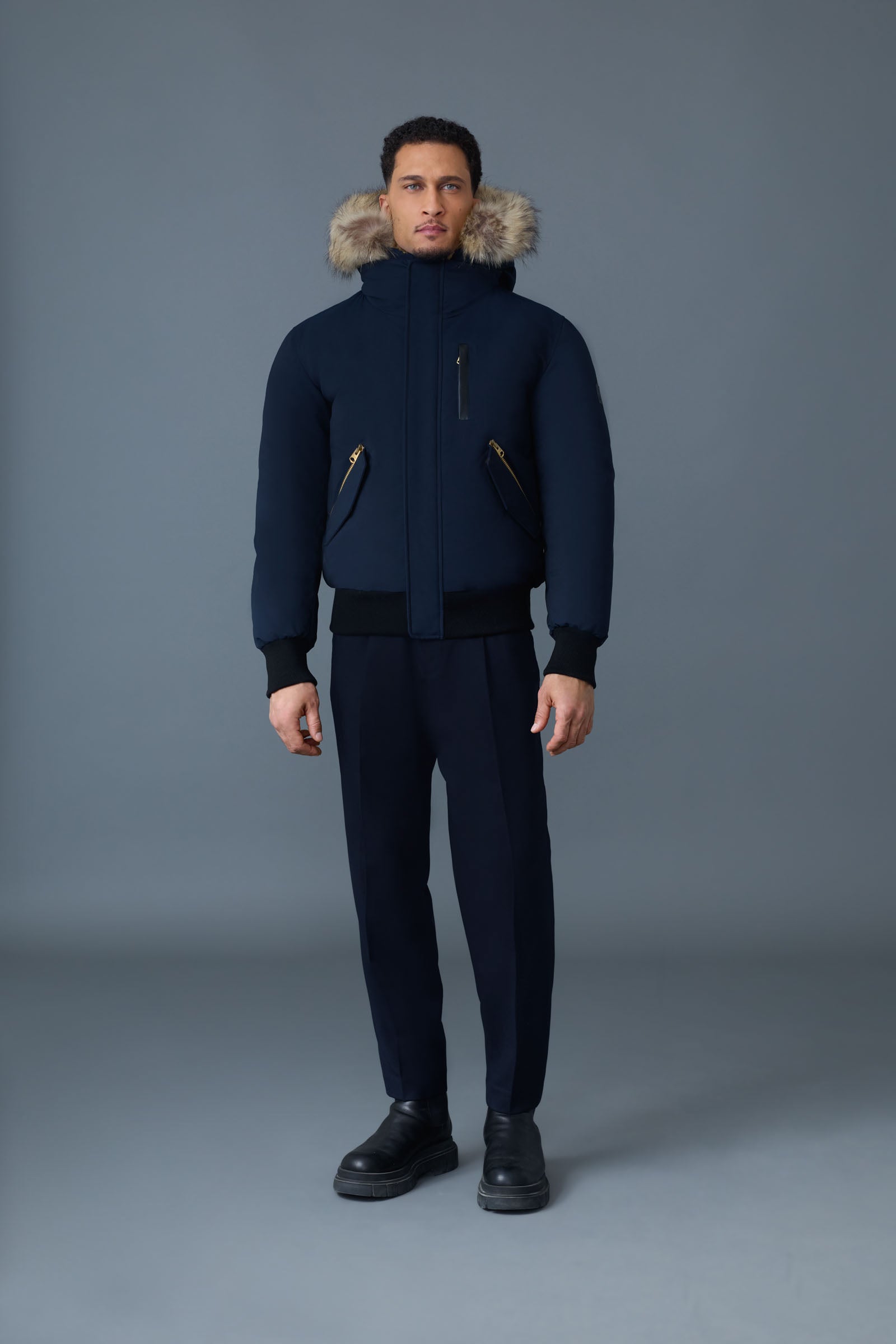 DIXON-FZ DIXON-FZ 2-in-1 Nordic Tech down bomber with natural fur