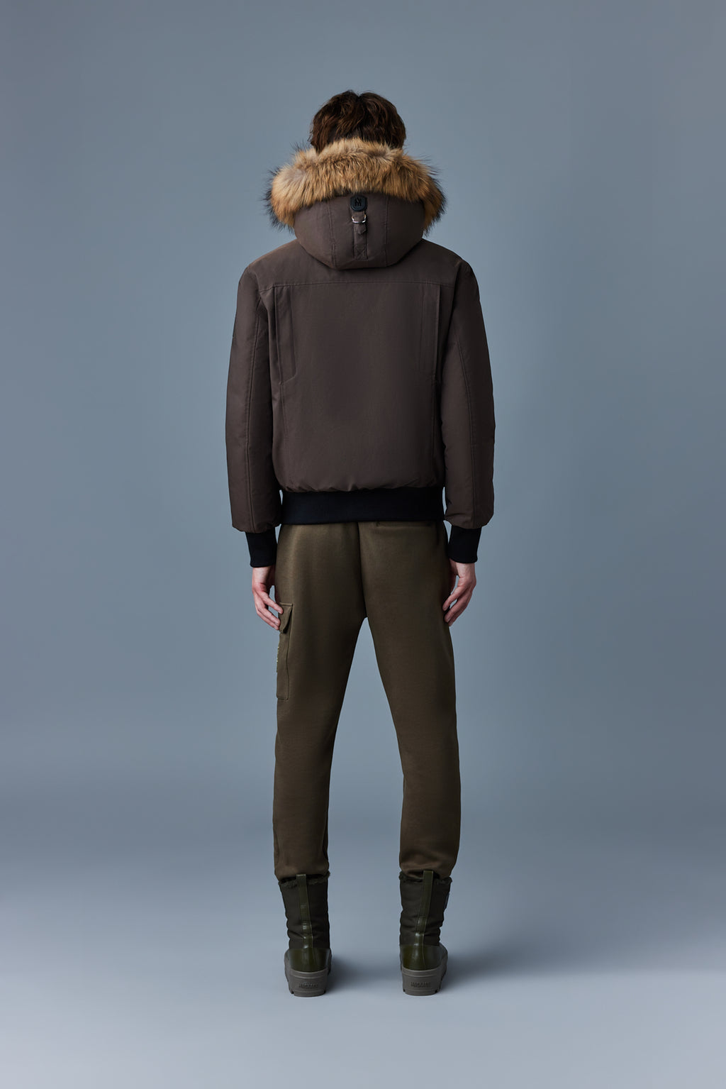 Dixon, 2-in-1 Nordic Tech down bomber with silver fox fur