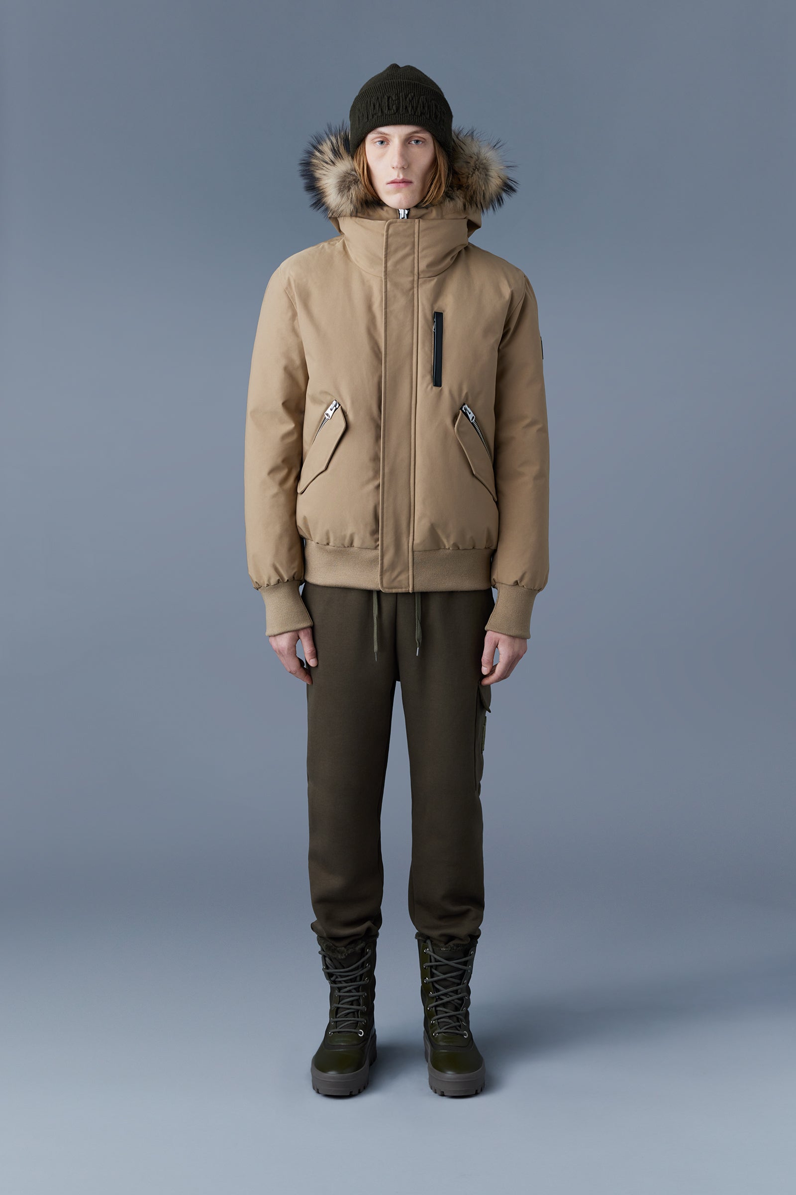 DIXON-F 2-in-1 Down bomber with fur for Men | Mackage® US