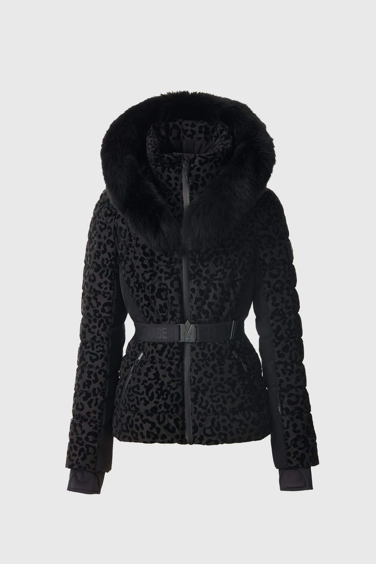 ELITA-BXFLP Down Ski Jacket With Flocked Shell for Women | Mackage® US