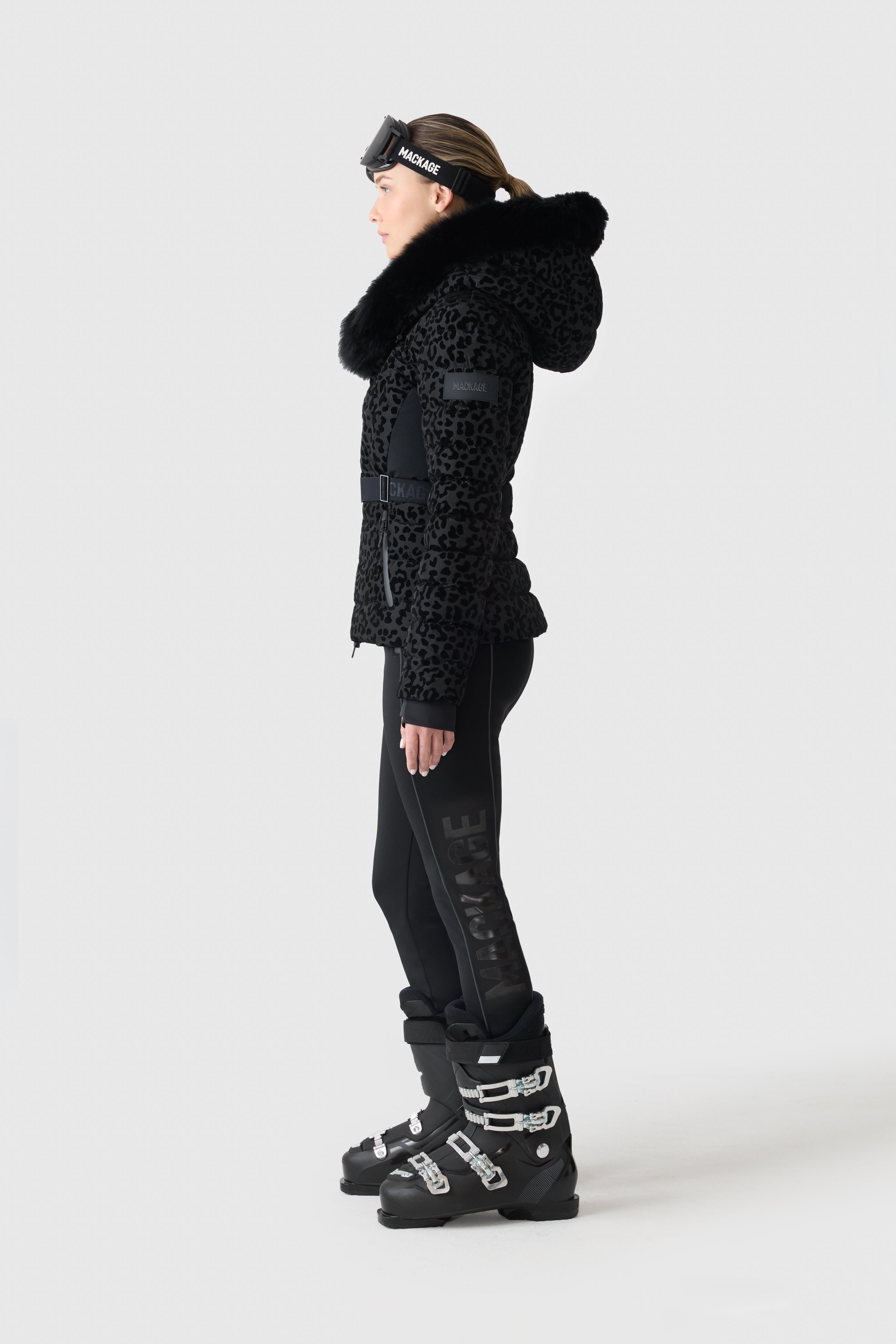 ELITA-BXFLP Down Ski Jacket With Flocked Shell for Women | Mackage® US