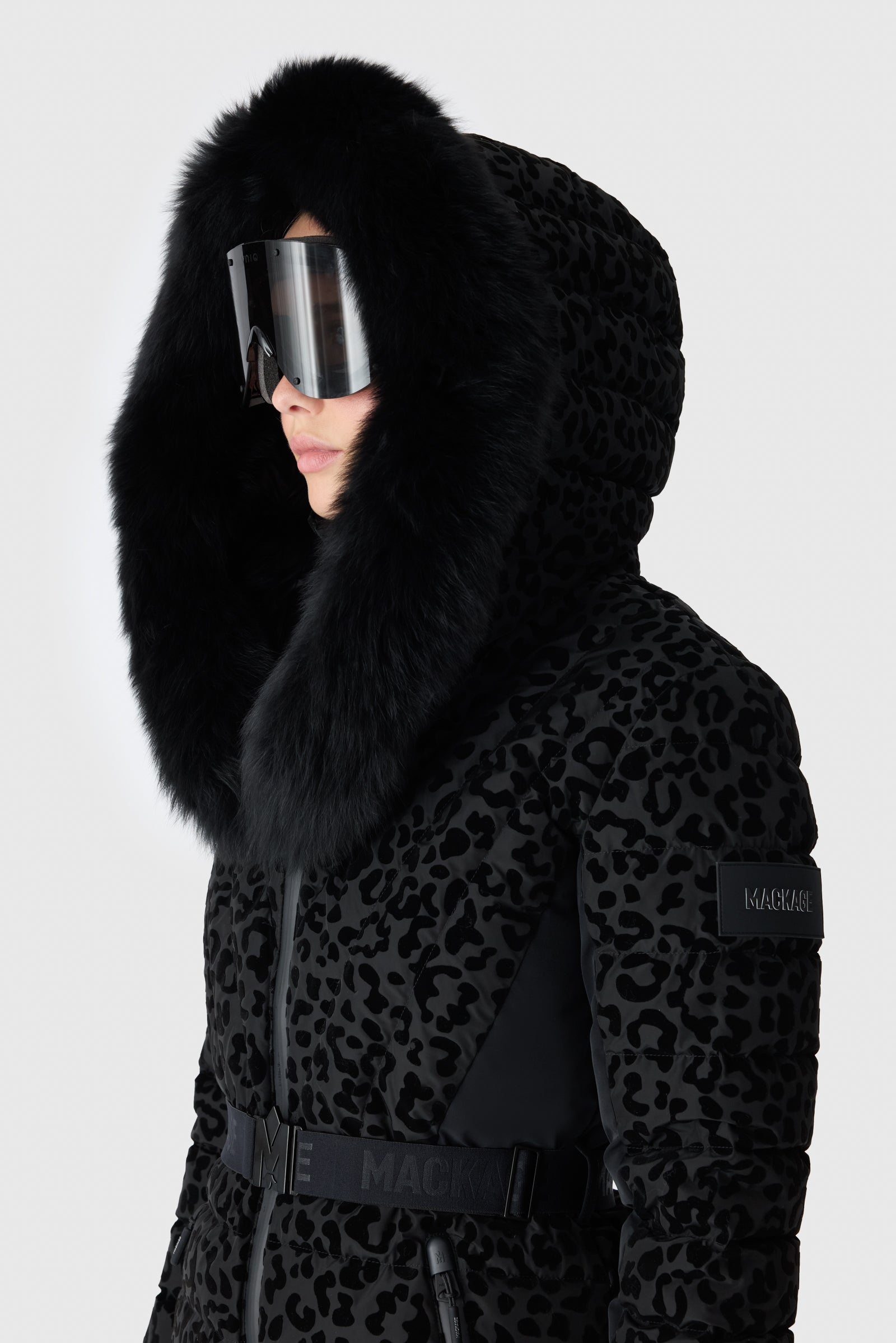 ELITA-BXFLP Down Ski Jacket With Flocked Shell for Women | Mackage® US