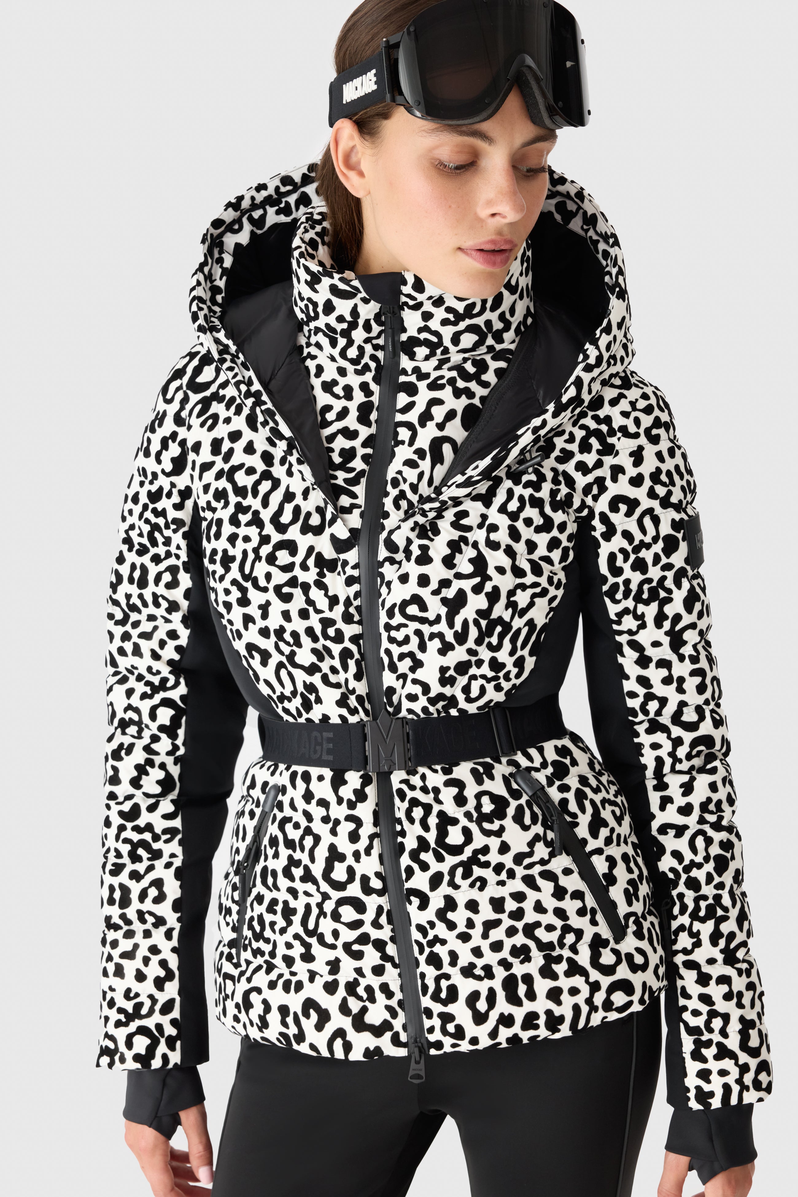 ELITA-BXFLP Down Ski Jacket With Flocked Shell for Women | Mackage® US