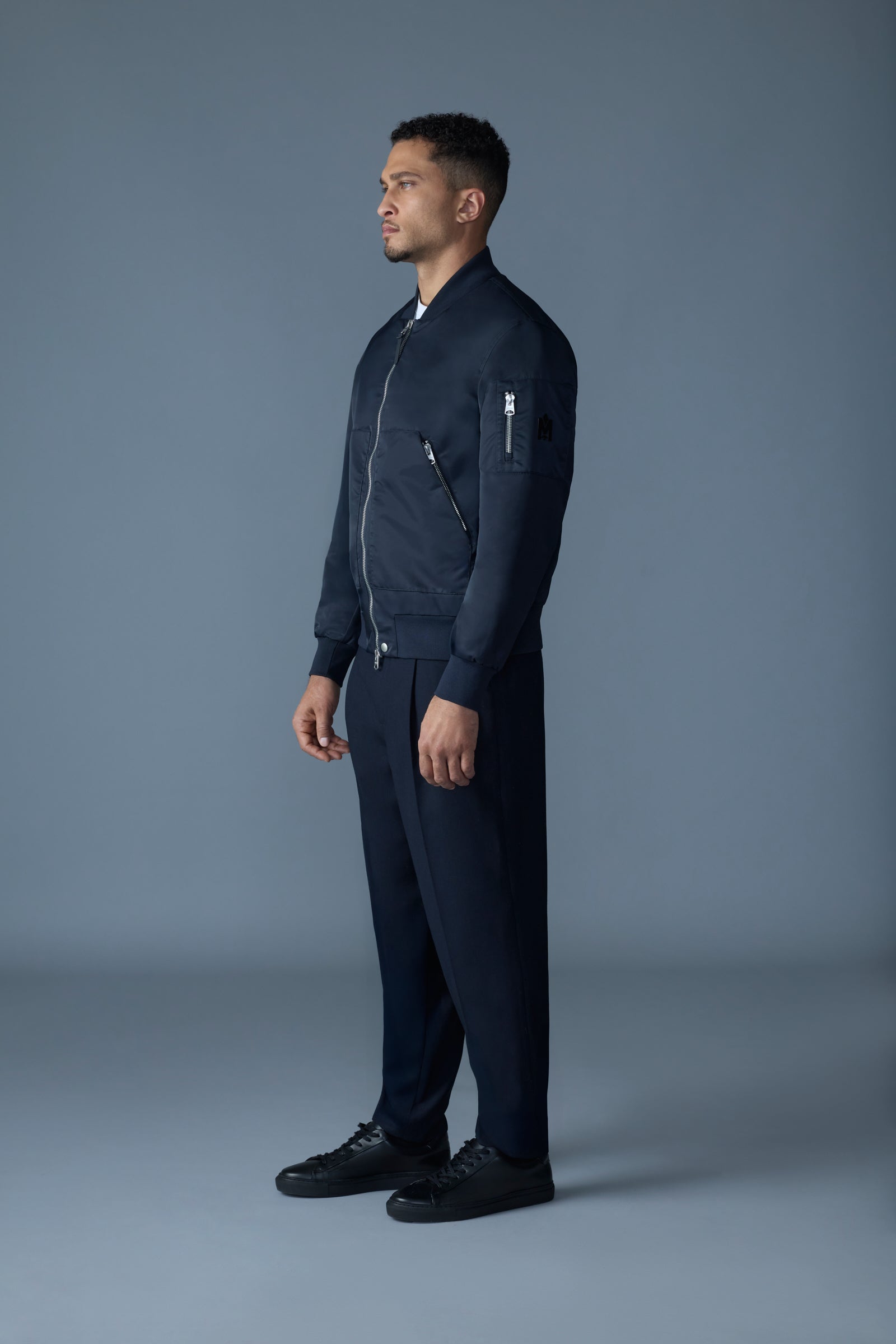 EMILIO Satin Bomber Jacket for Men | Mackage® US