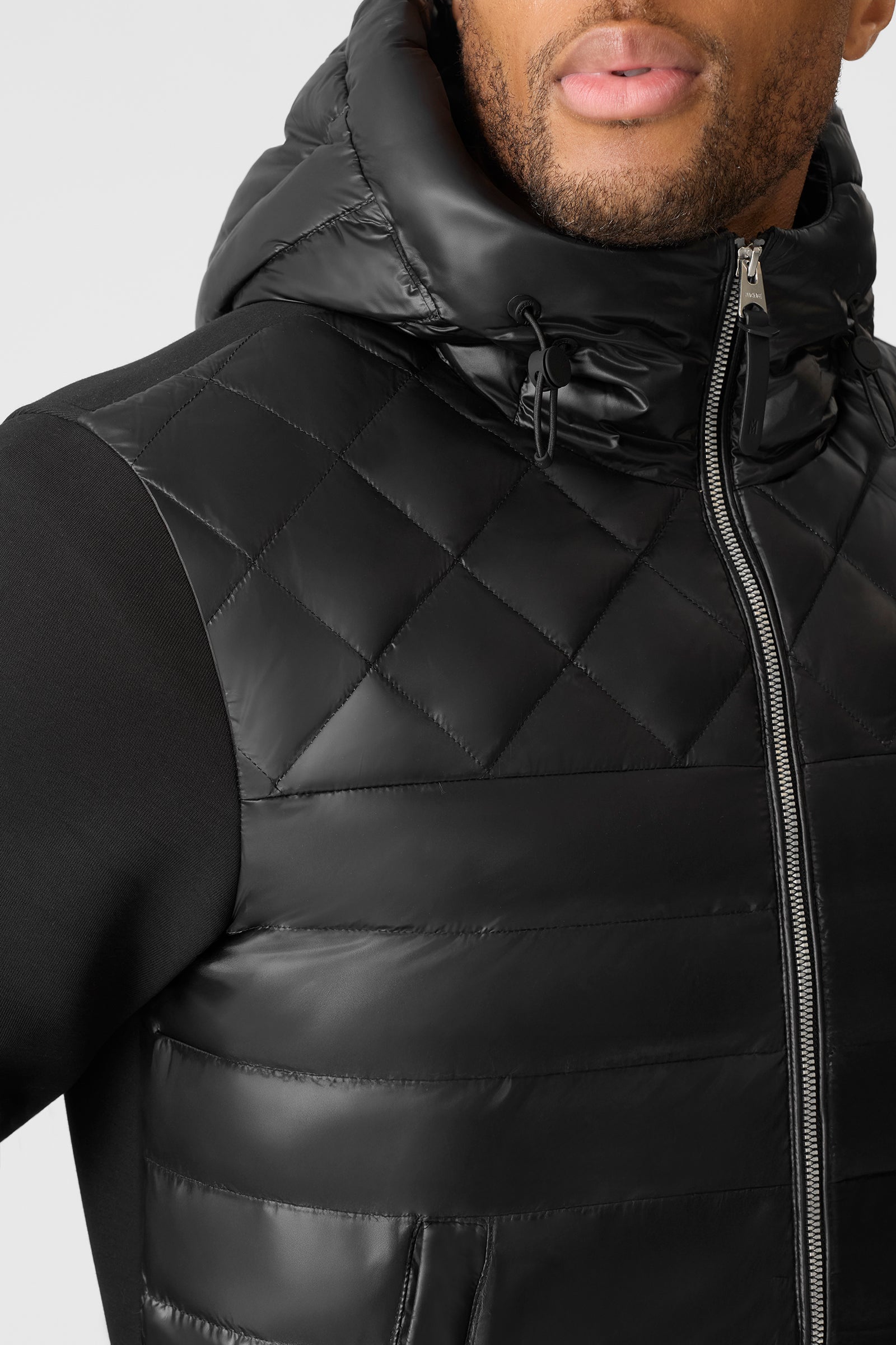 FLETCHER Mixed-Media Down Jacket for Men | Mackage® US