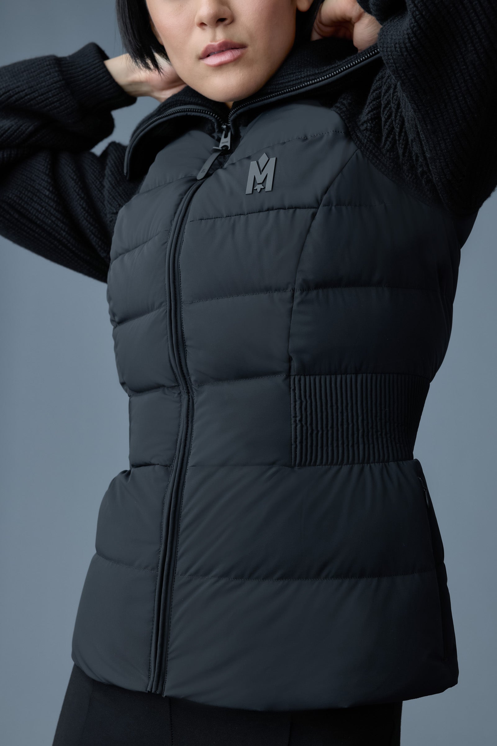 Foxy, light down mixed media jacket | Mackage® US