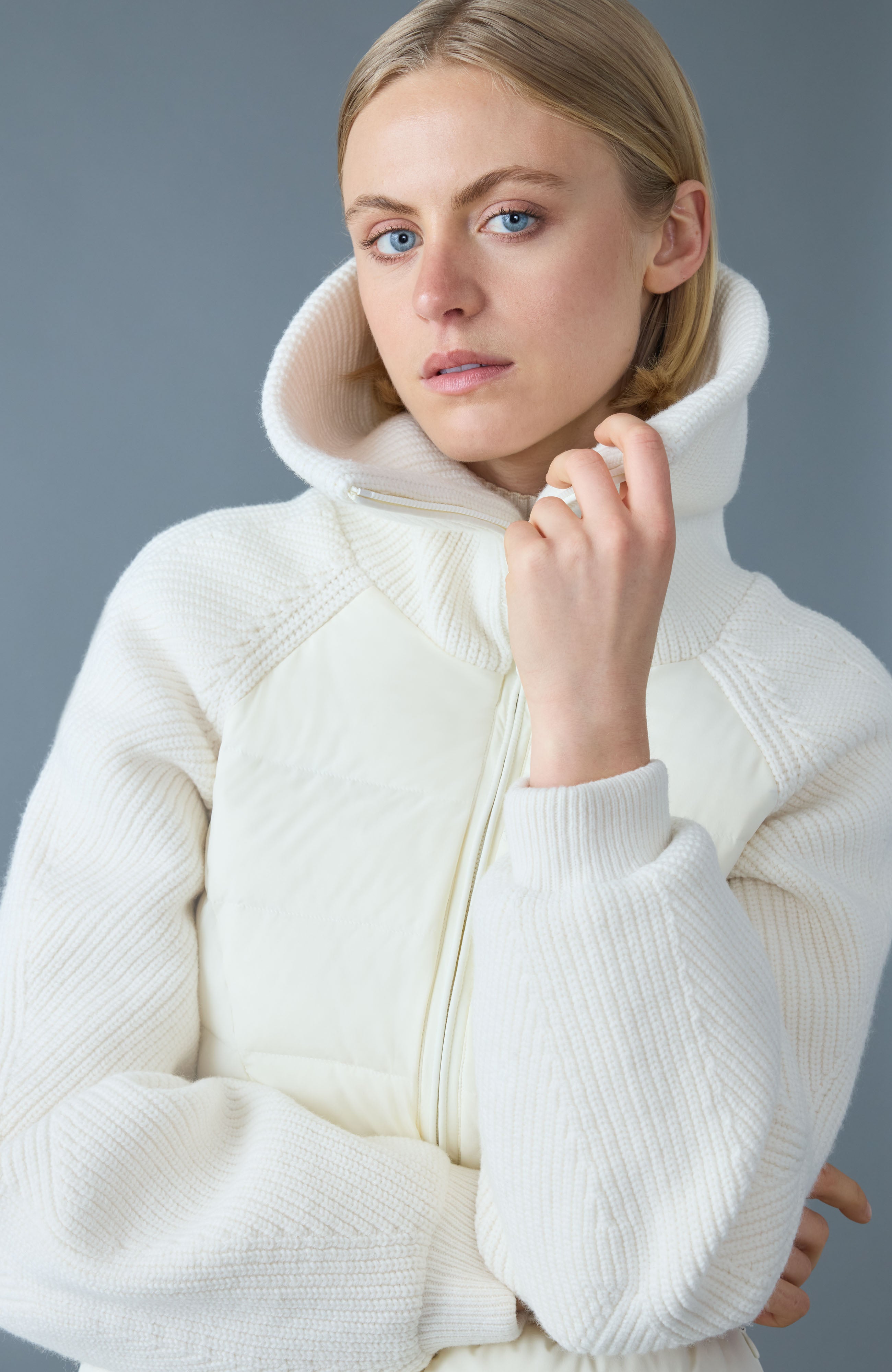 Foxy, light down mixed media jacket | Mackage® US