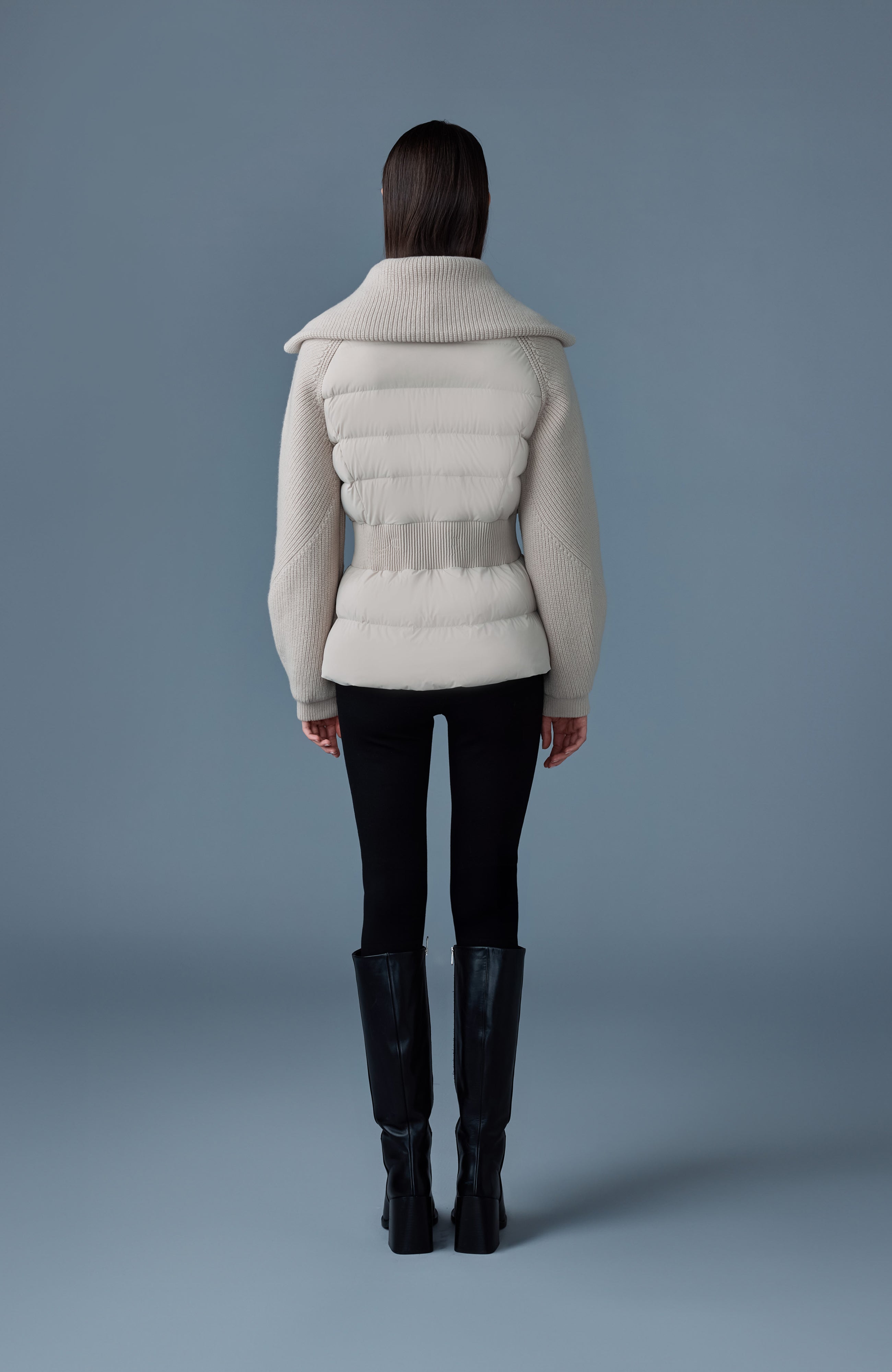 Foxy, light down mixed media jacket | Mackage® US