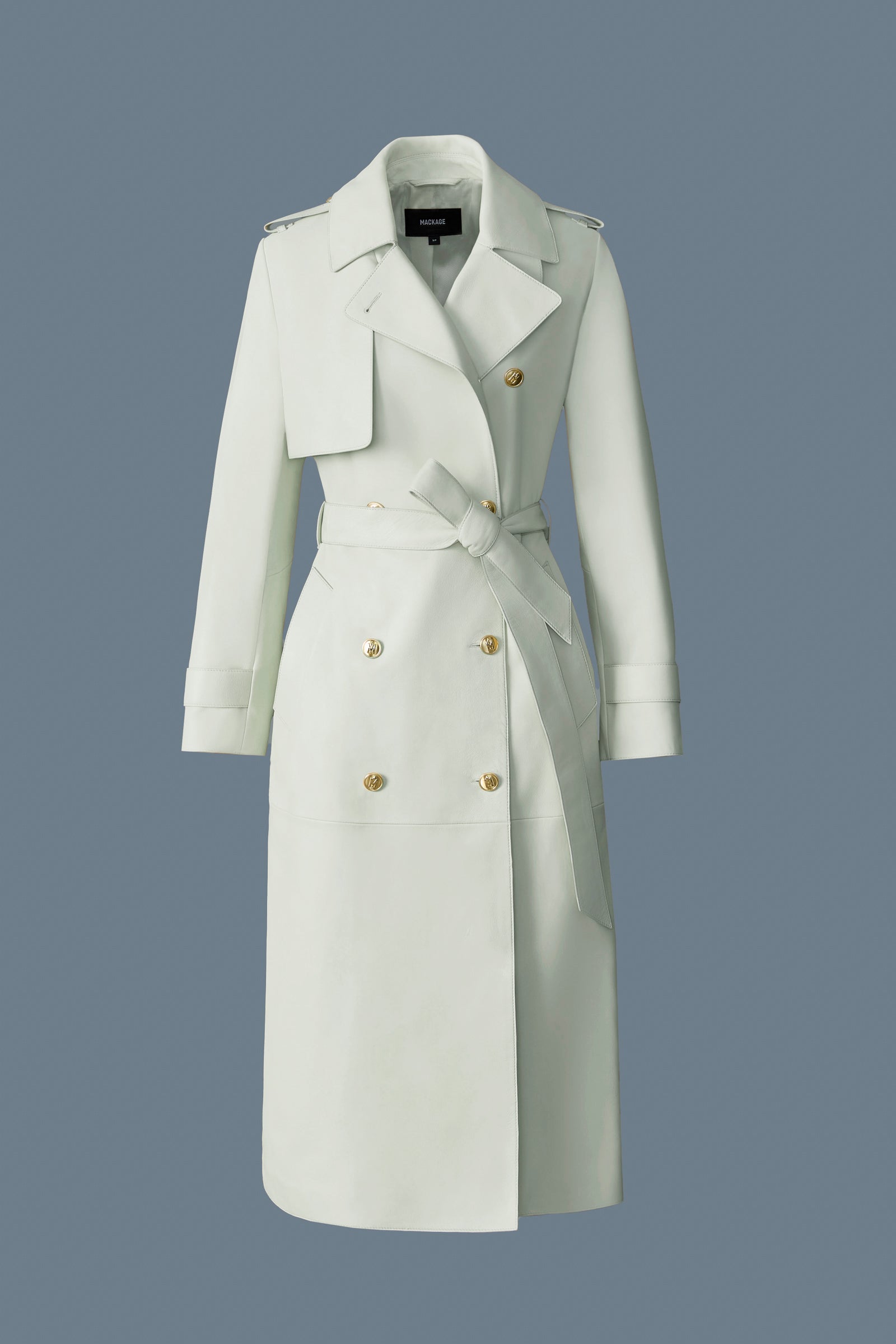 Mackage Ceyla Belted Handmade Double-Face Virgin Wool Coat