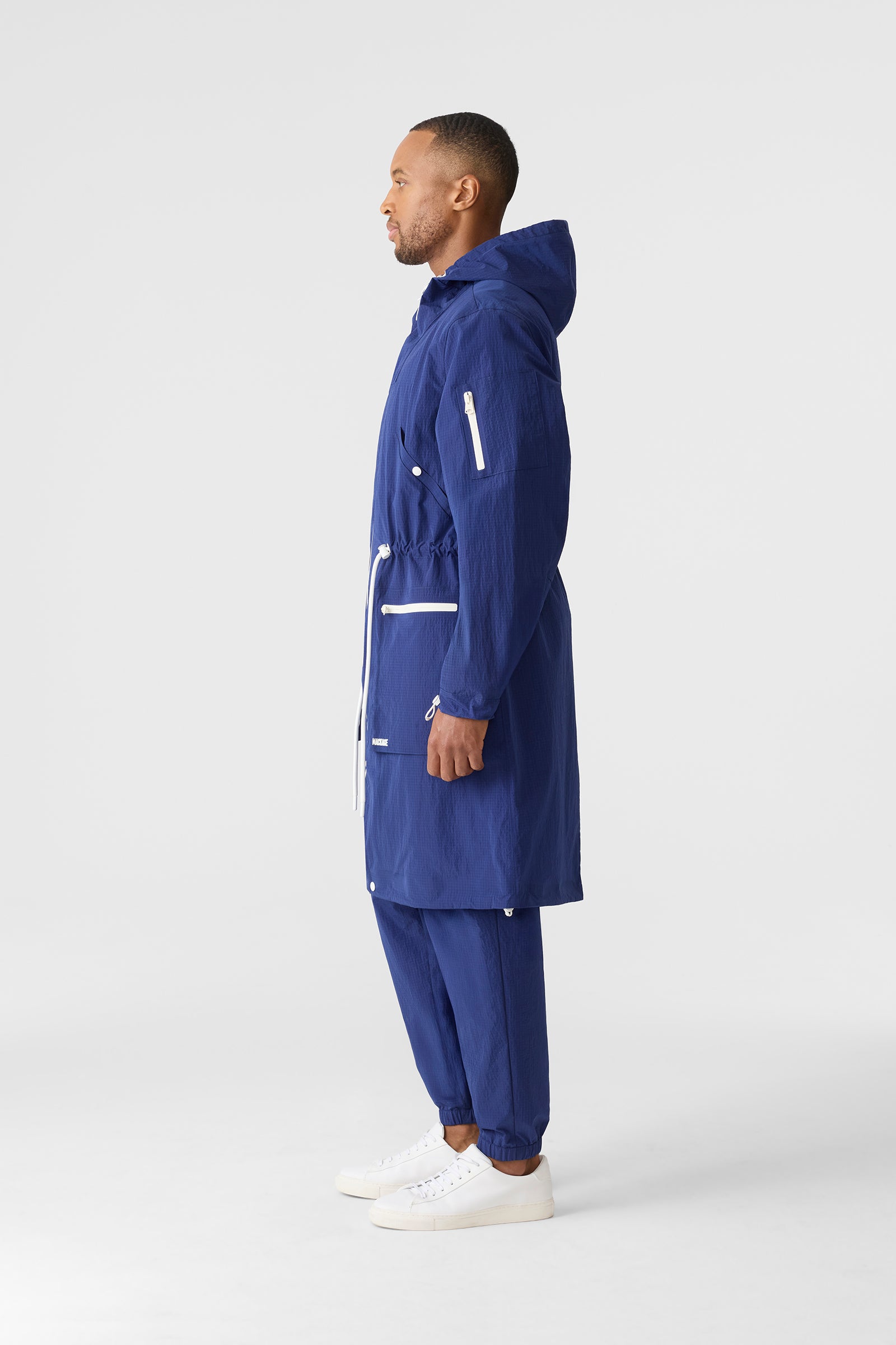 GAGE Long seam sealed Ripstop Raincoat for Men | Mackage® US