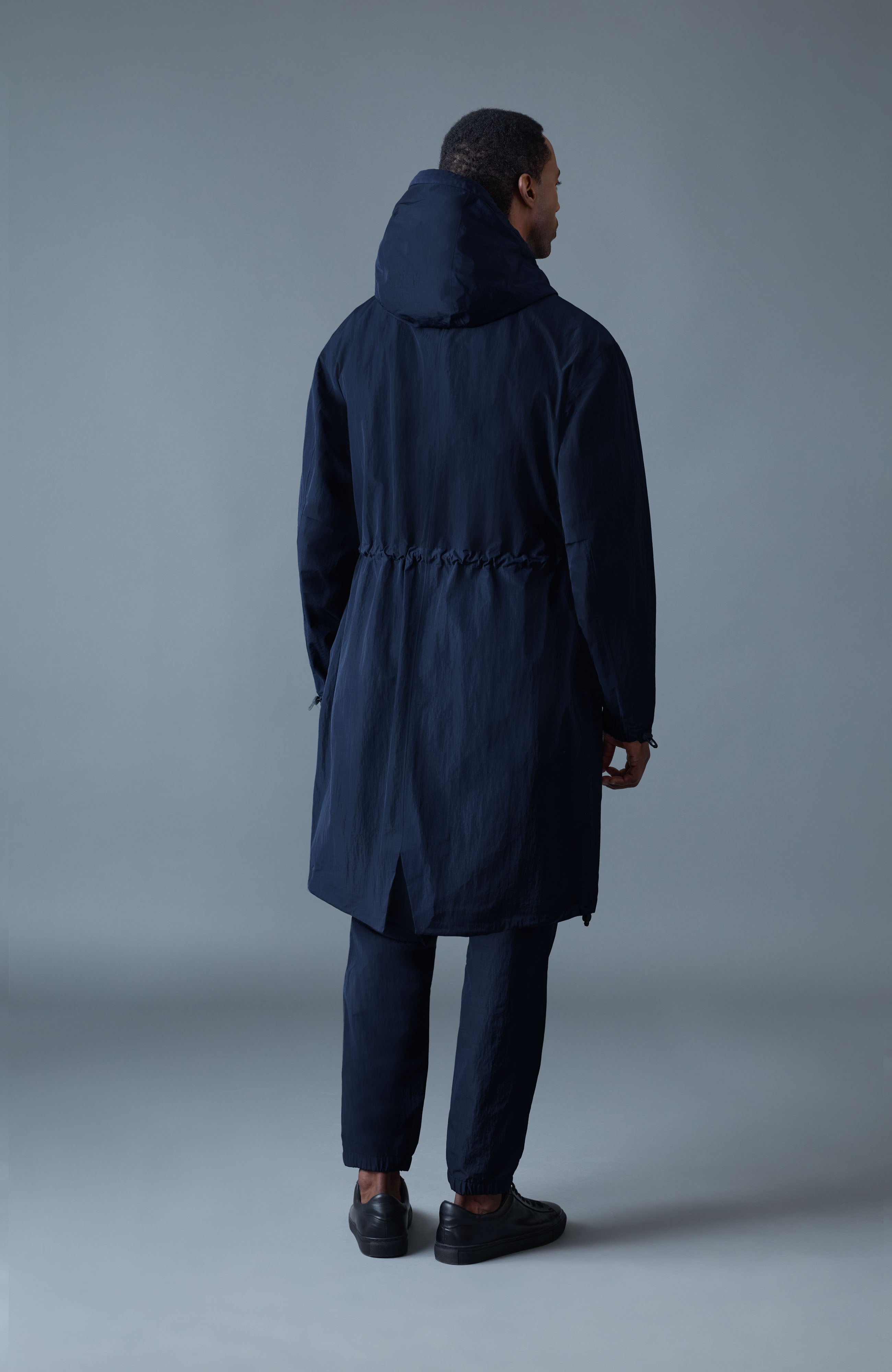 GAGE Long seam sealed Ripstop Raincoat for Men | Mackage® US