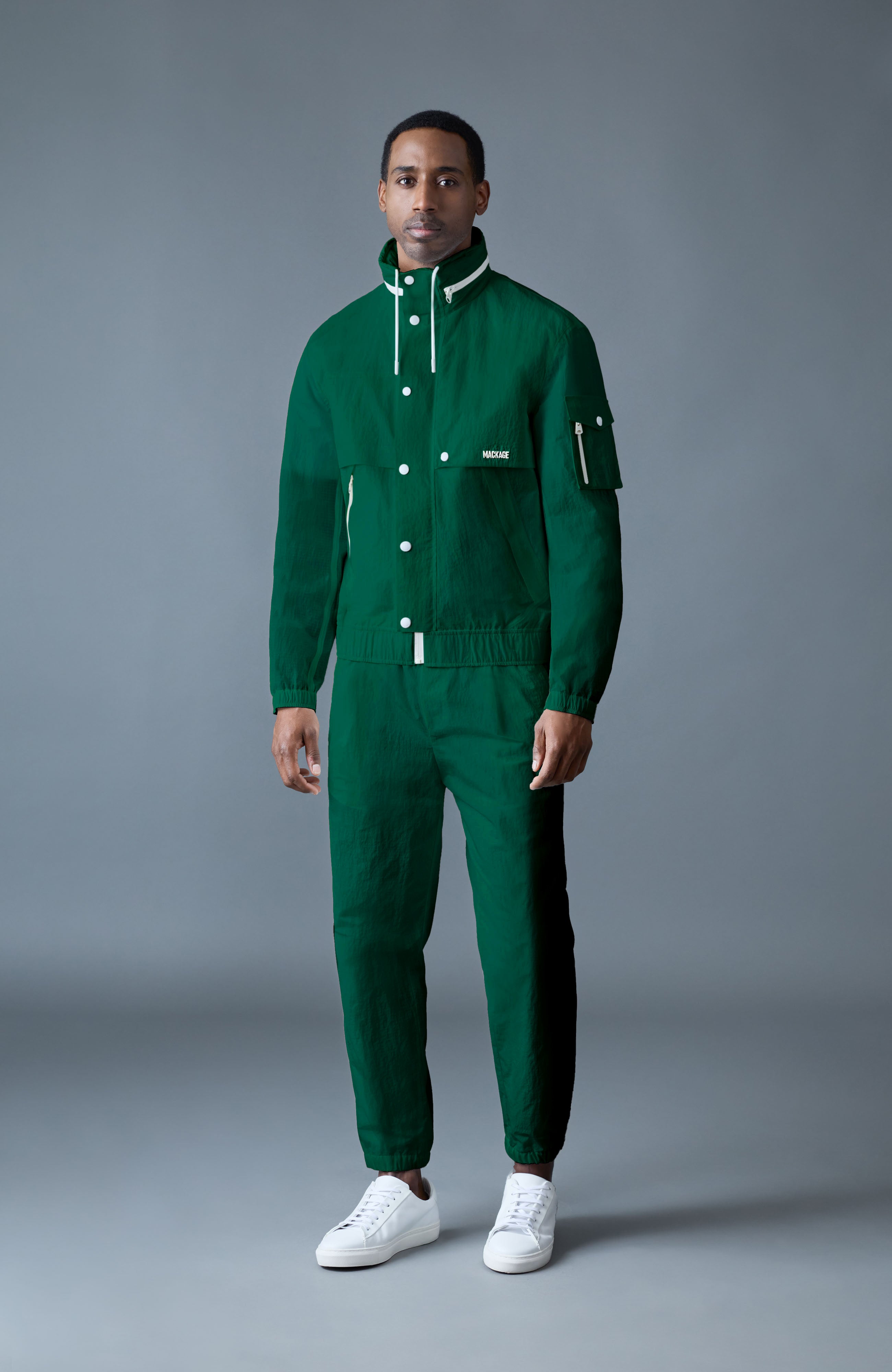 GARRETT Ristop Stand Collar Jacket for Men | Mackage® US