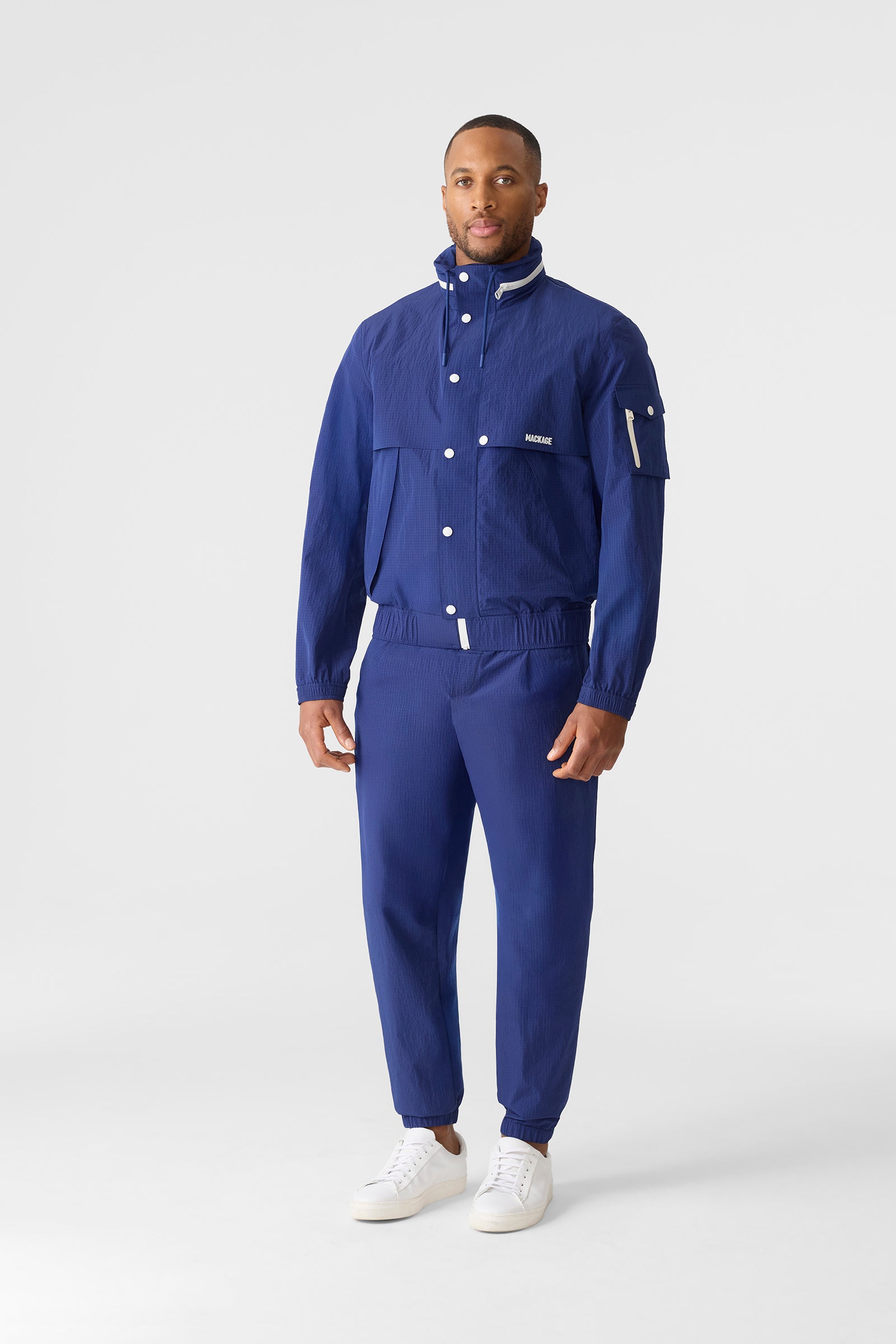 GARRETT Ristop Stand Collar Jacket for Men | Mackage® US