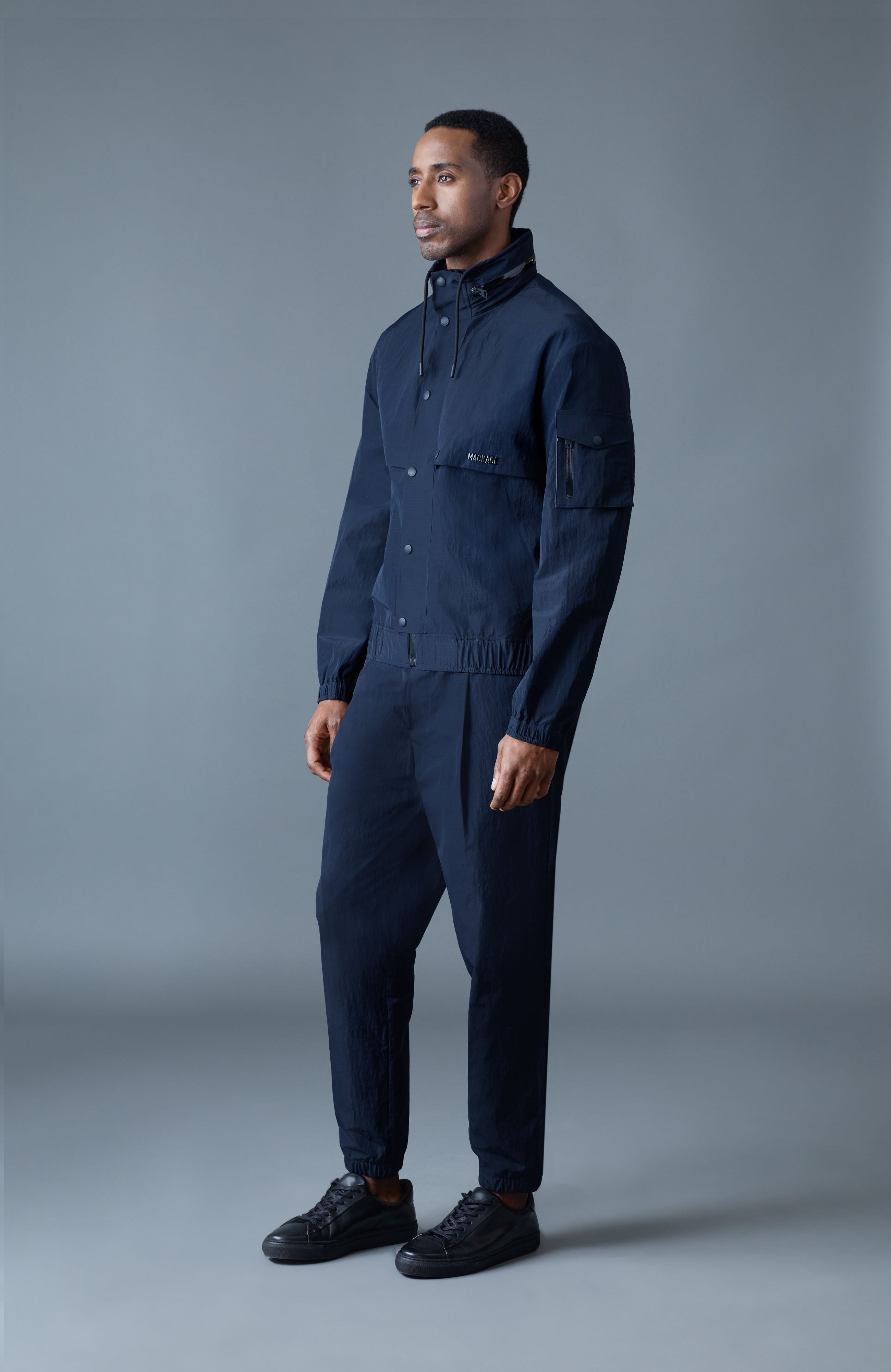 GARRETT Ristop Stand Collar Jacket for Men | Mackage® US