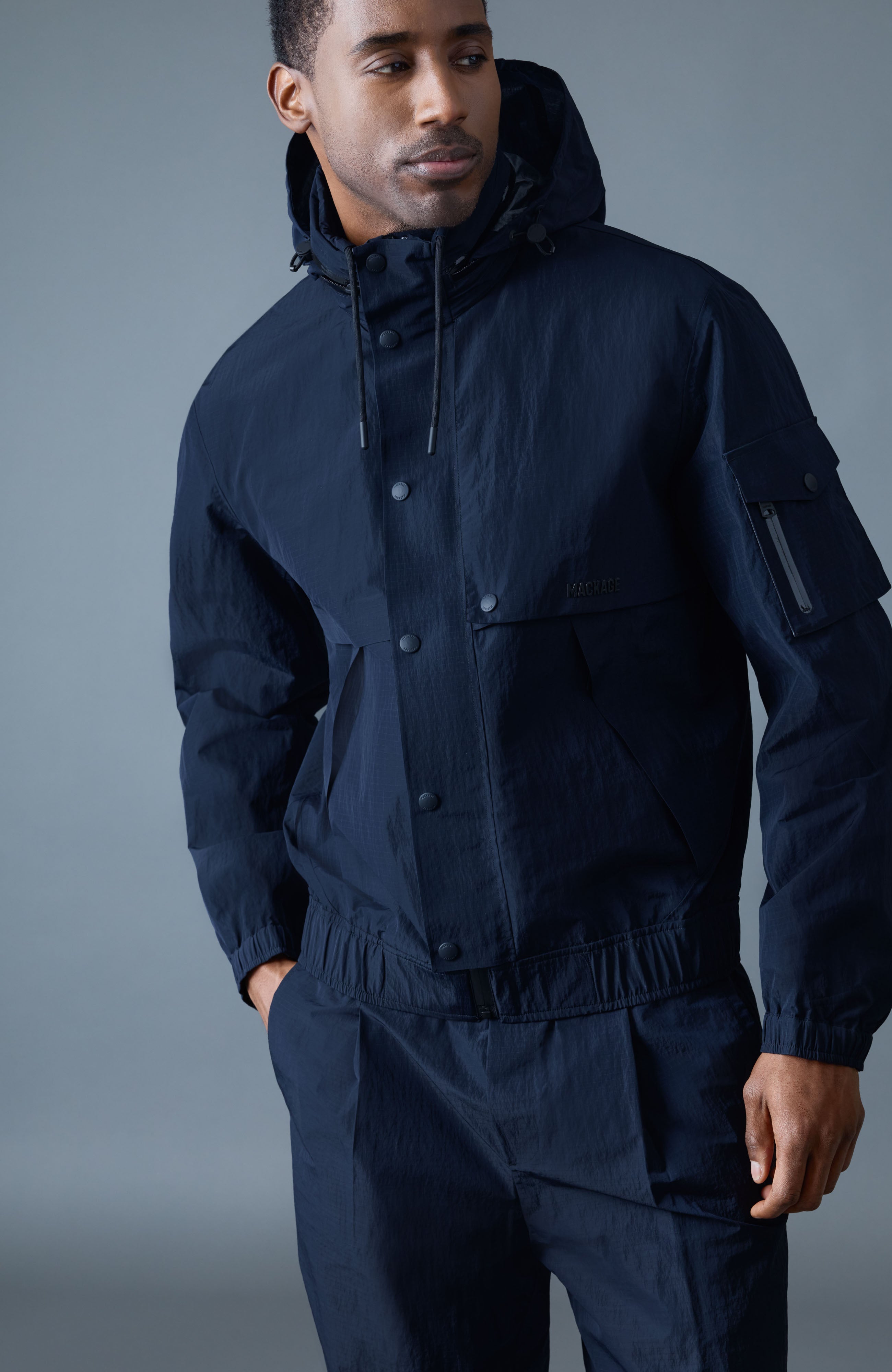 Garrett, Ristop Stand Collar Jacket | Mackage® US